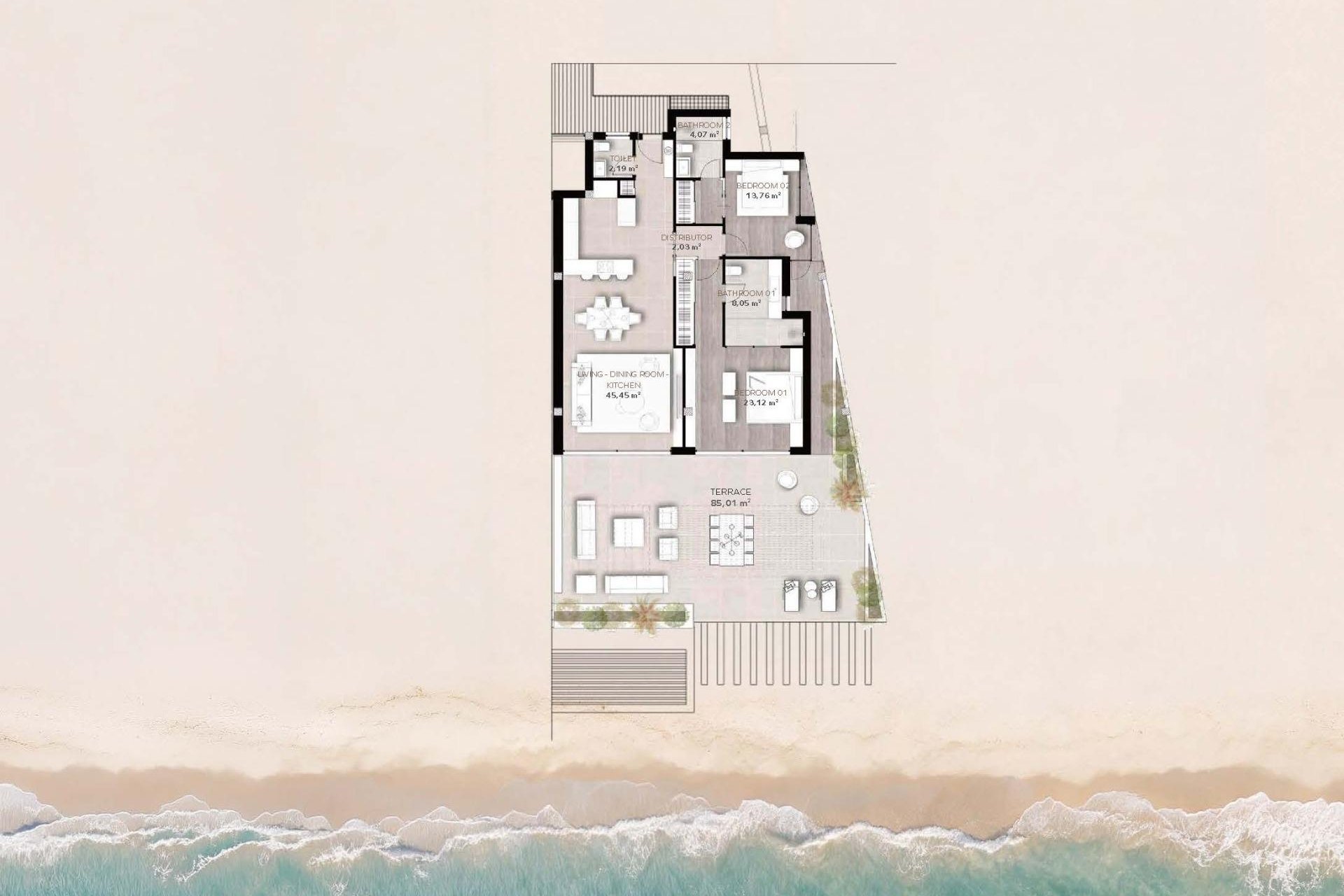 Construcție nouă - Apartament -
Estepona - Playa del Cristo