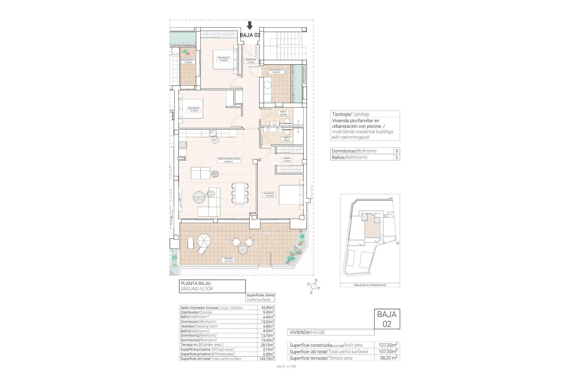 Construcție nouă - Apartament -
Hondón de las Nieves - Pueblo