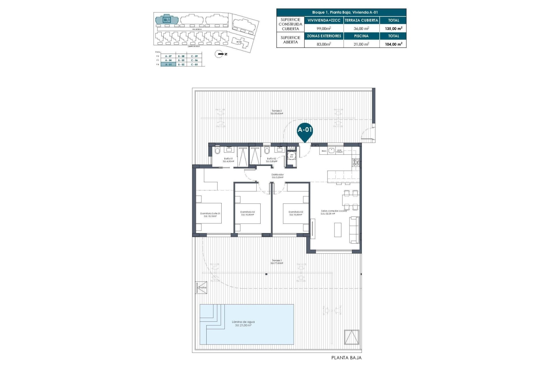 Construcție nouă - Apartament -
Los Alcazares - Serena Golf