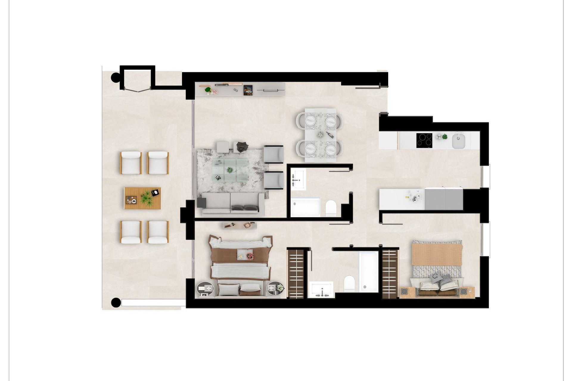 Construcție nouă - Apartament -
Mijas - Calanova