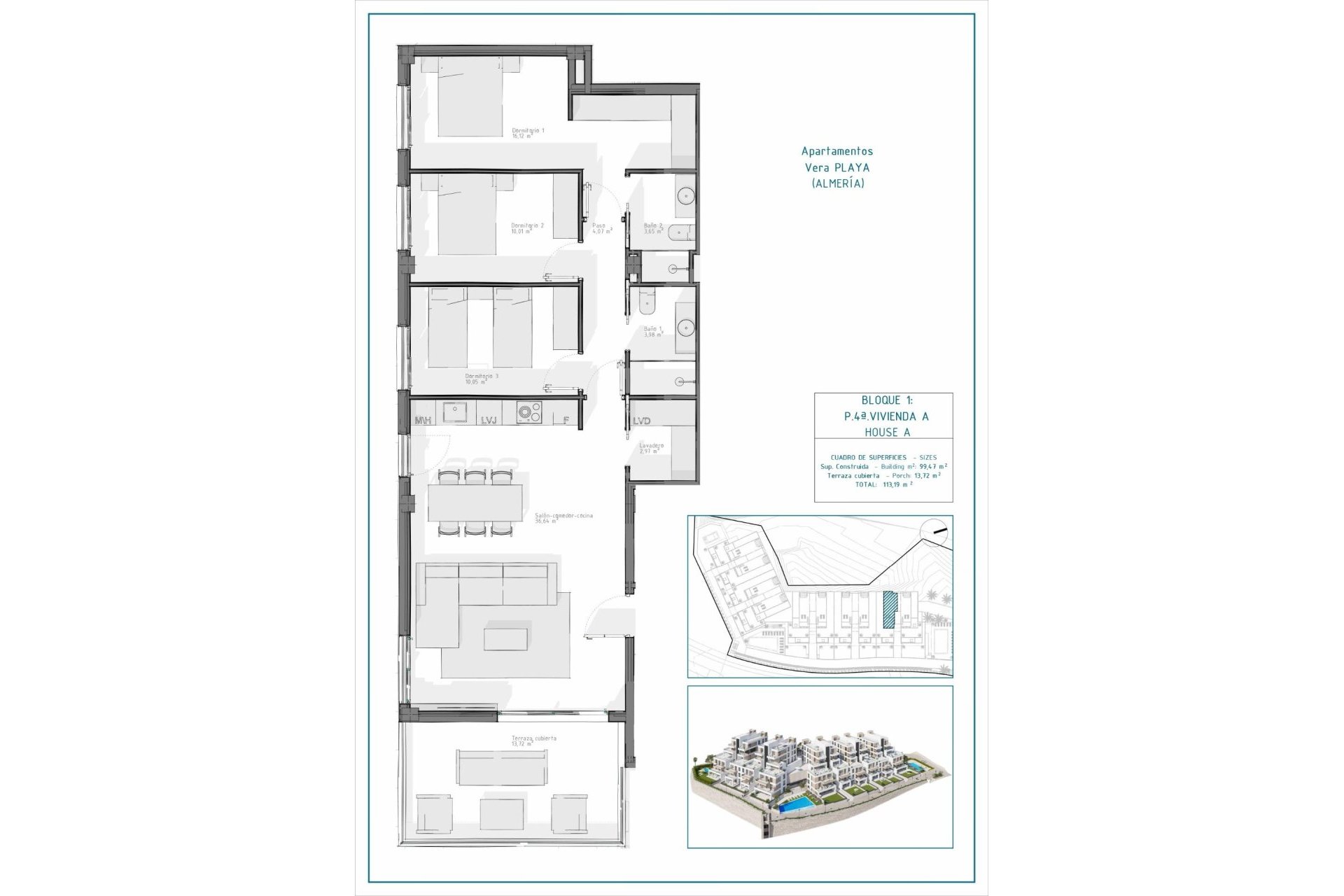 Construcție nouă - Apartament -
Vera - Pueblo Salinas