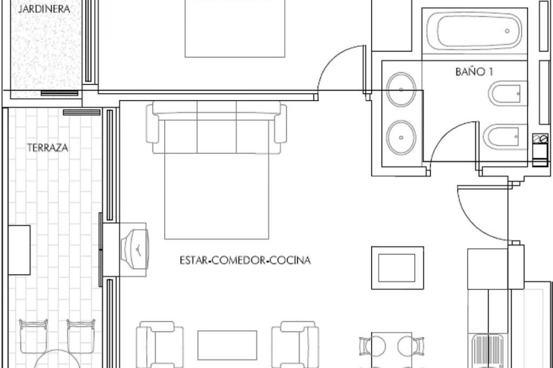 Construcție nouă - Apartament -
Vera - Puerto del Rey