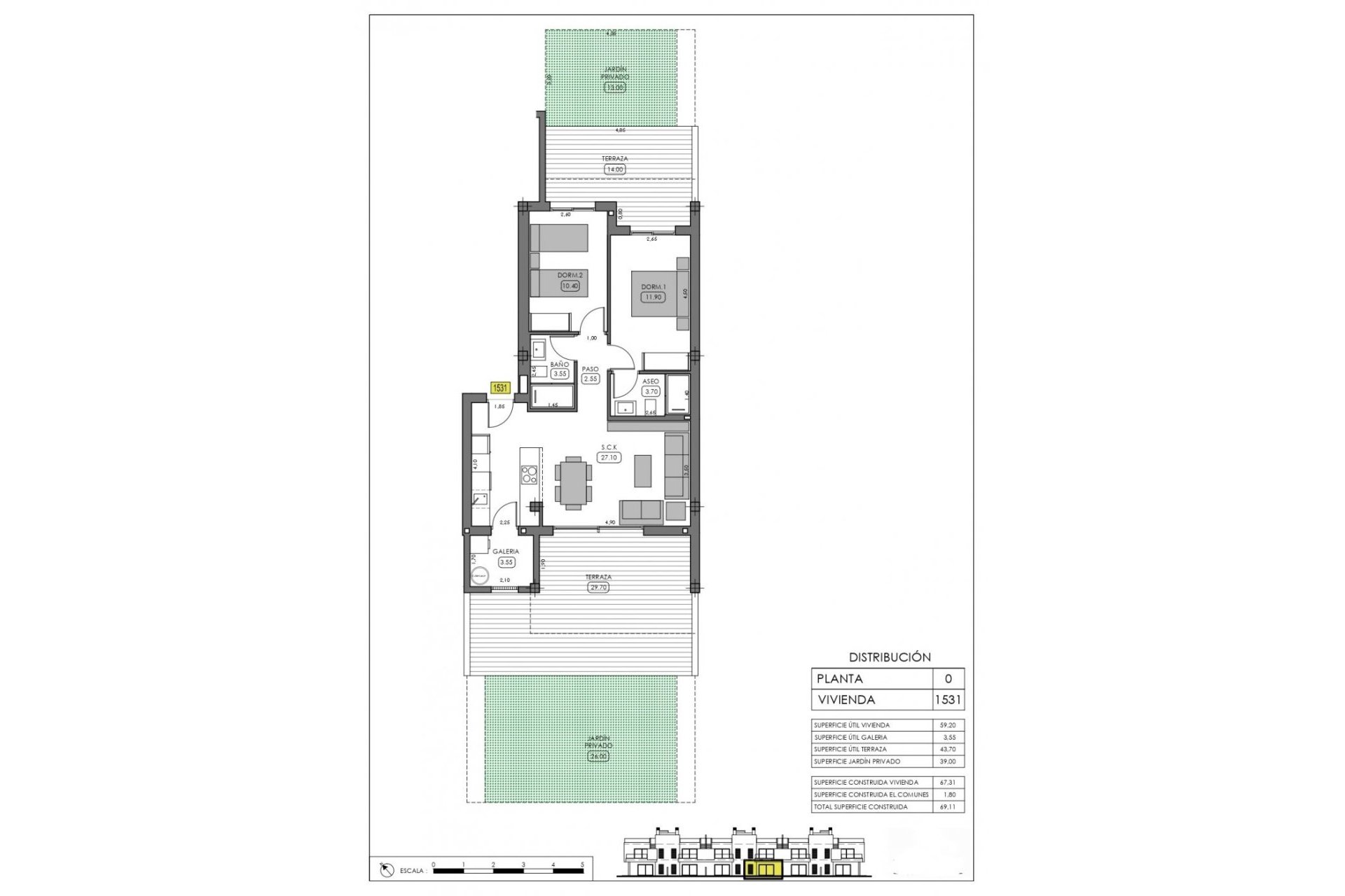 Construcție nouă - Bungalou -
Algorfa - La Finca Golf