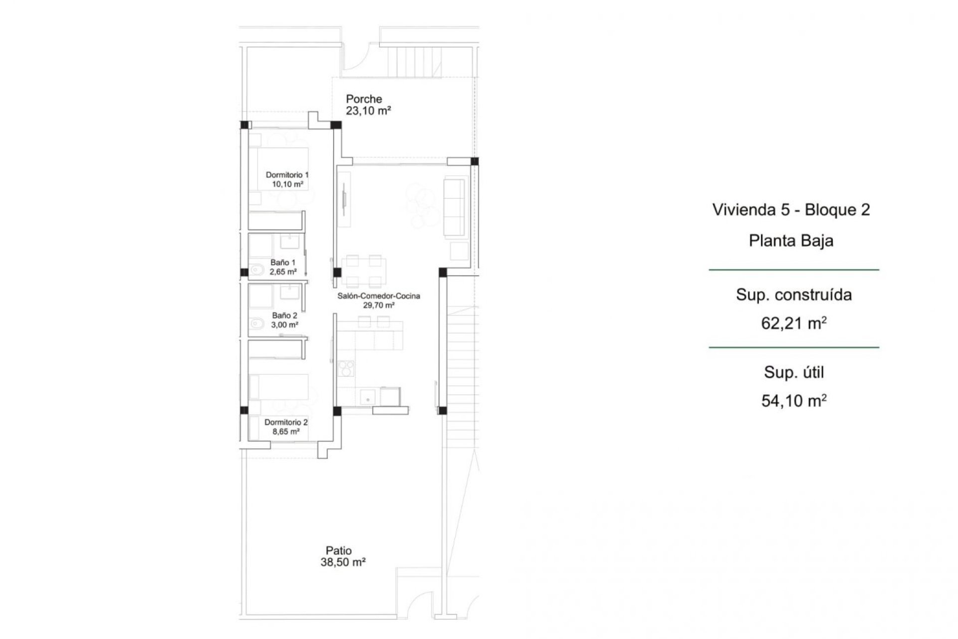 Construcție nouă - Bungalou -
Orihuela Costa - PAU 26