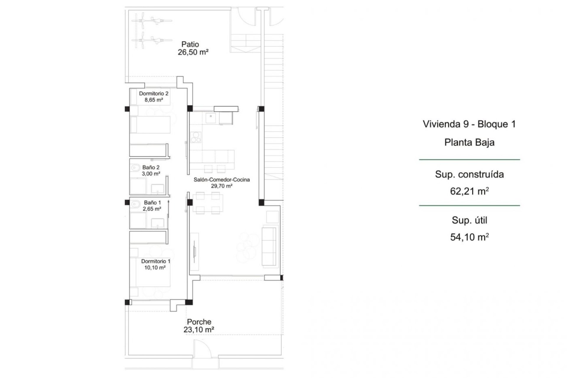 Construcție nouă - Bungalou -
Orihuela Costa - PAU 26