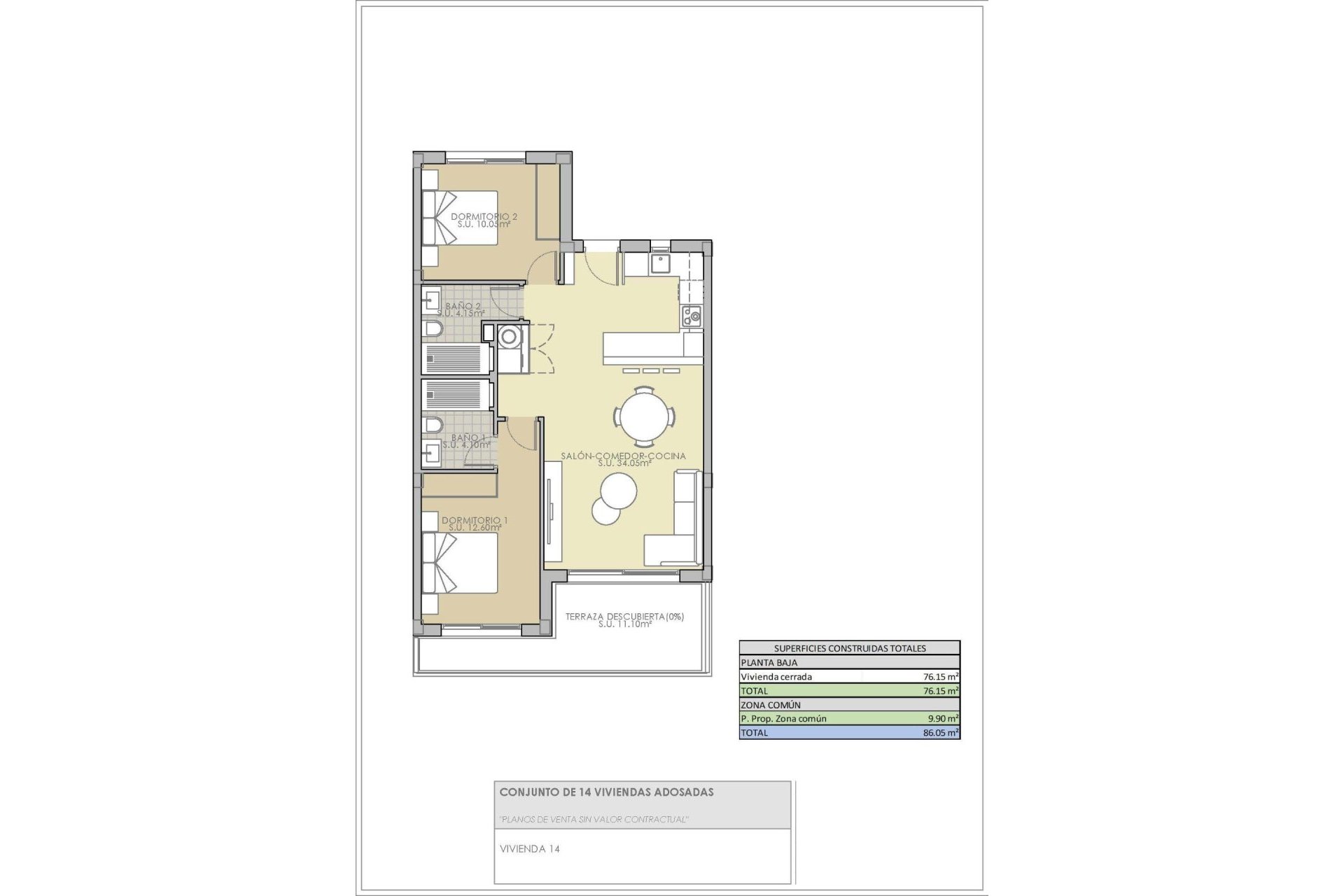 Construcție nouă - Bungalou -
Rojales - Pueblo
