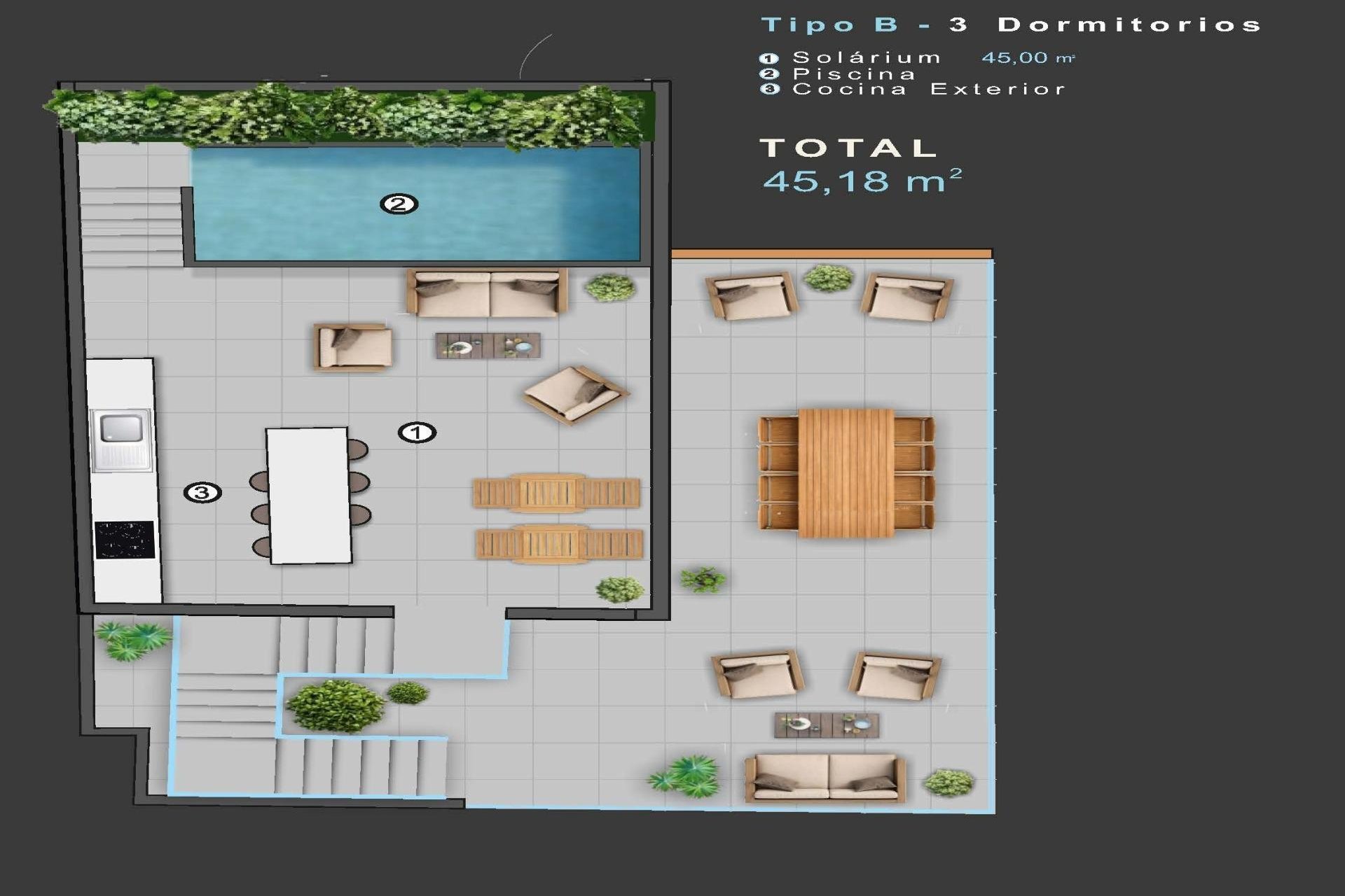 Construcție nouă - Mansardă -
Torrevieja - Centro