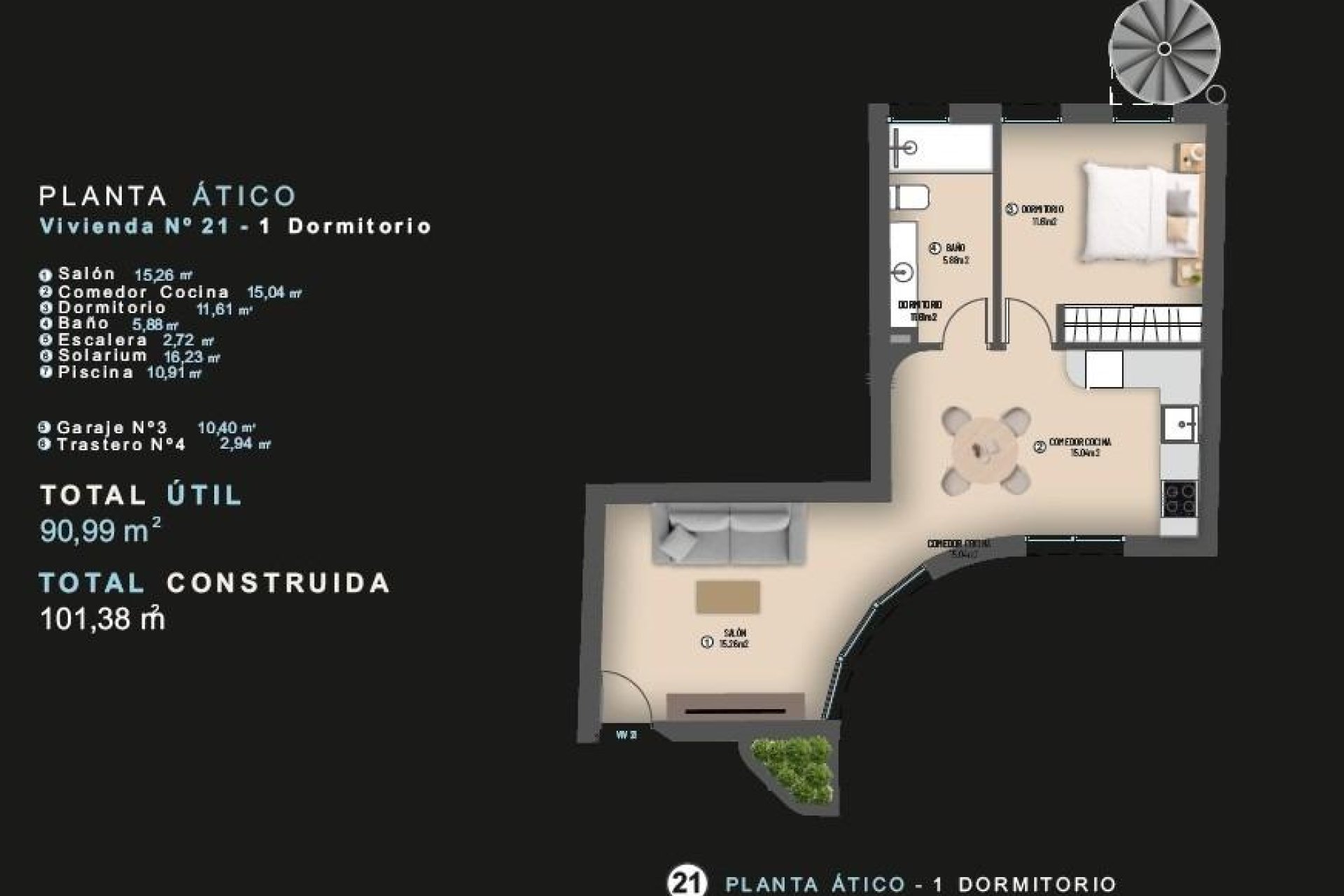 Construcție nouă - Mansardă -
Torrevieja - Centro