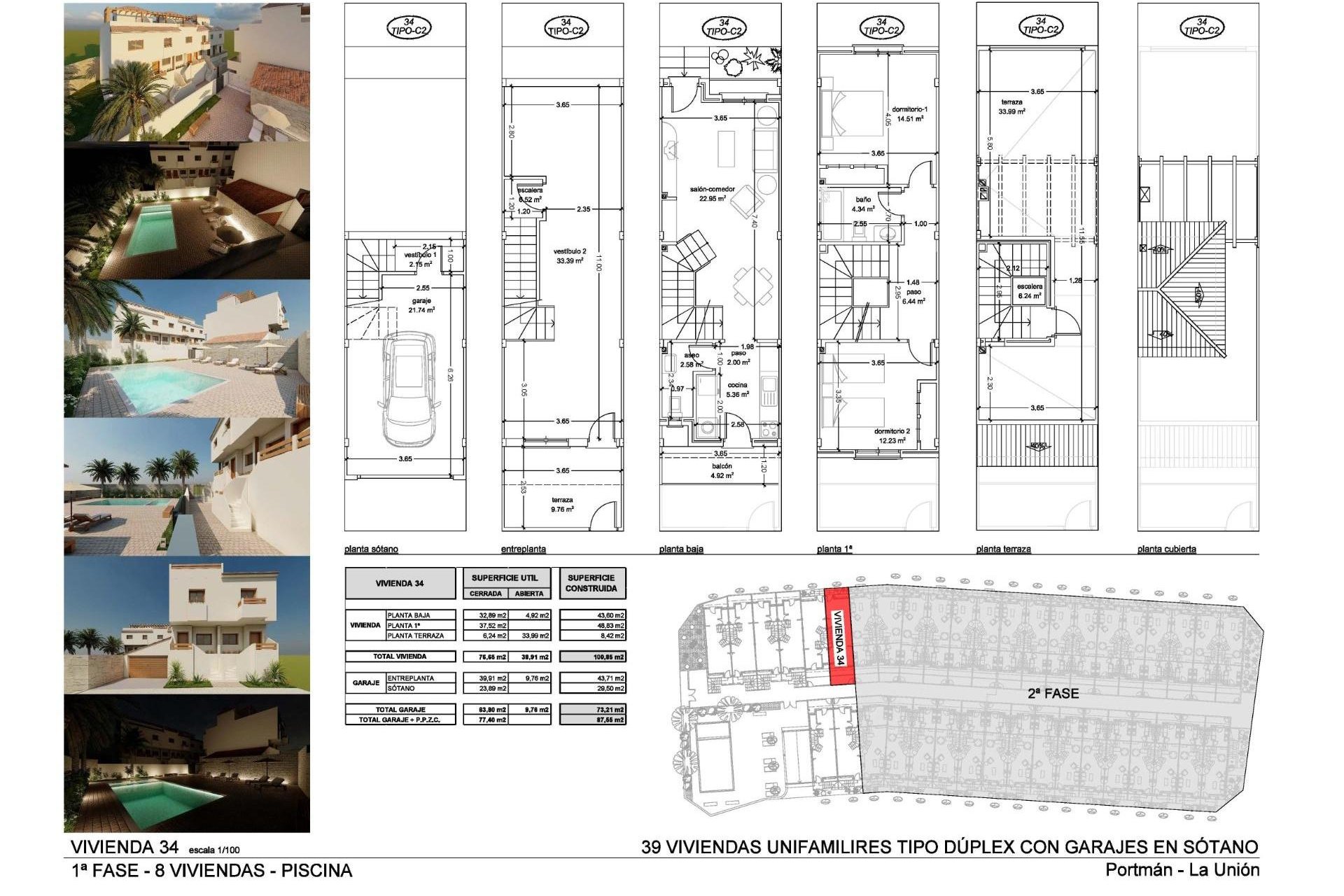 Construcție nouă - Town House -
La Union - centro