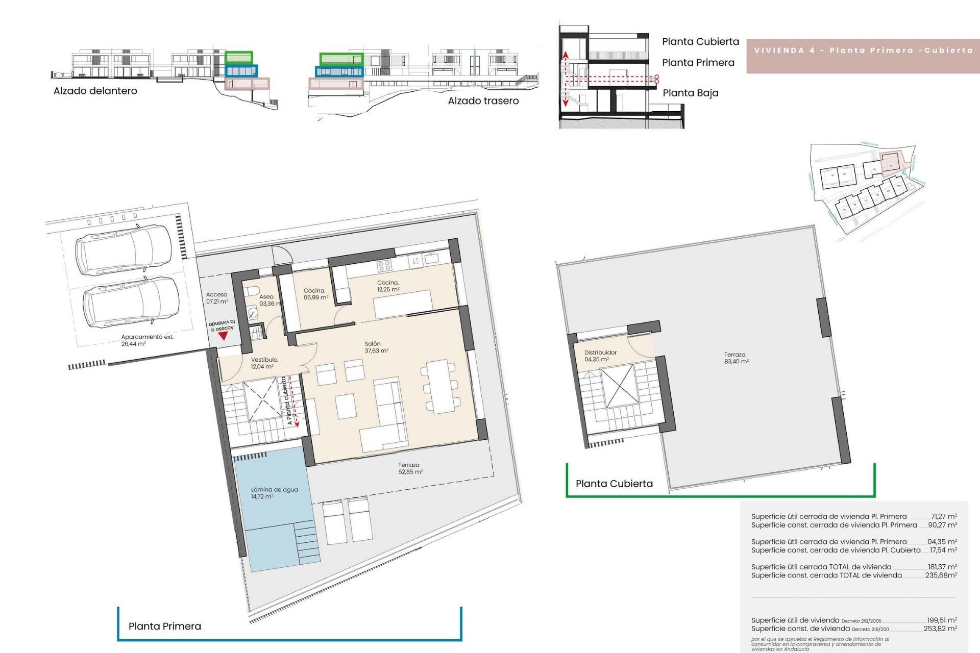 Construcție nouă - Town House -
Málaga - Pedregalejo