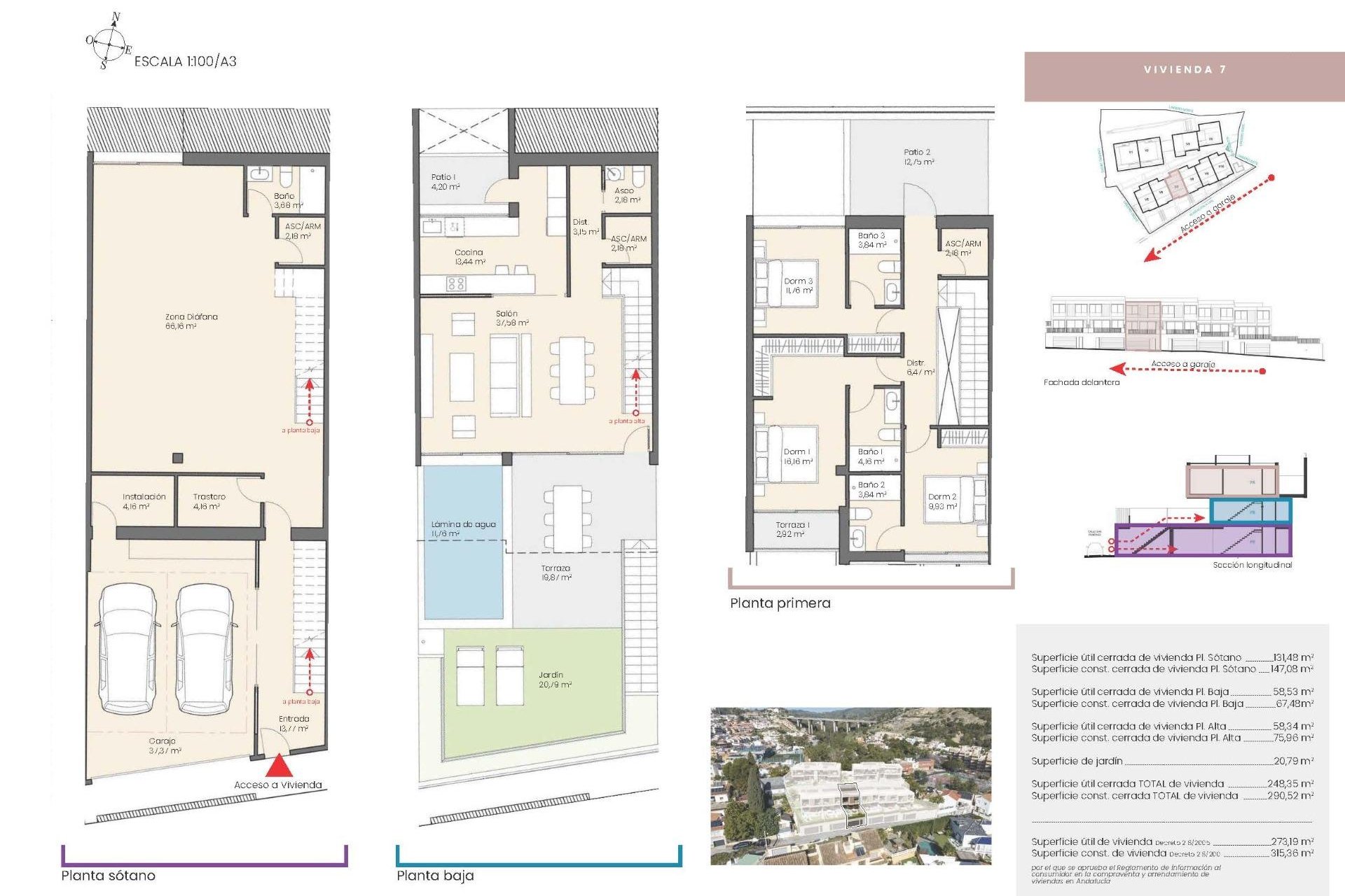 Construcție nouă - Town House -
Málaga - Pedregalejo