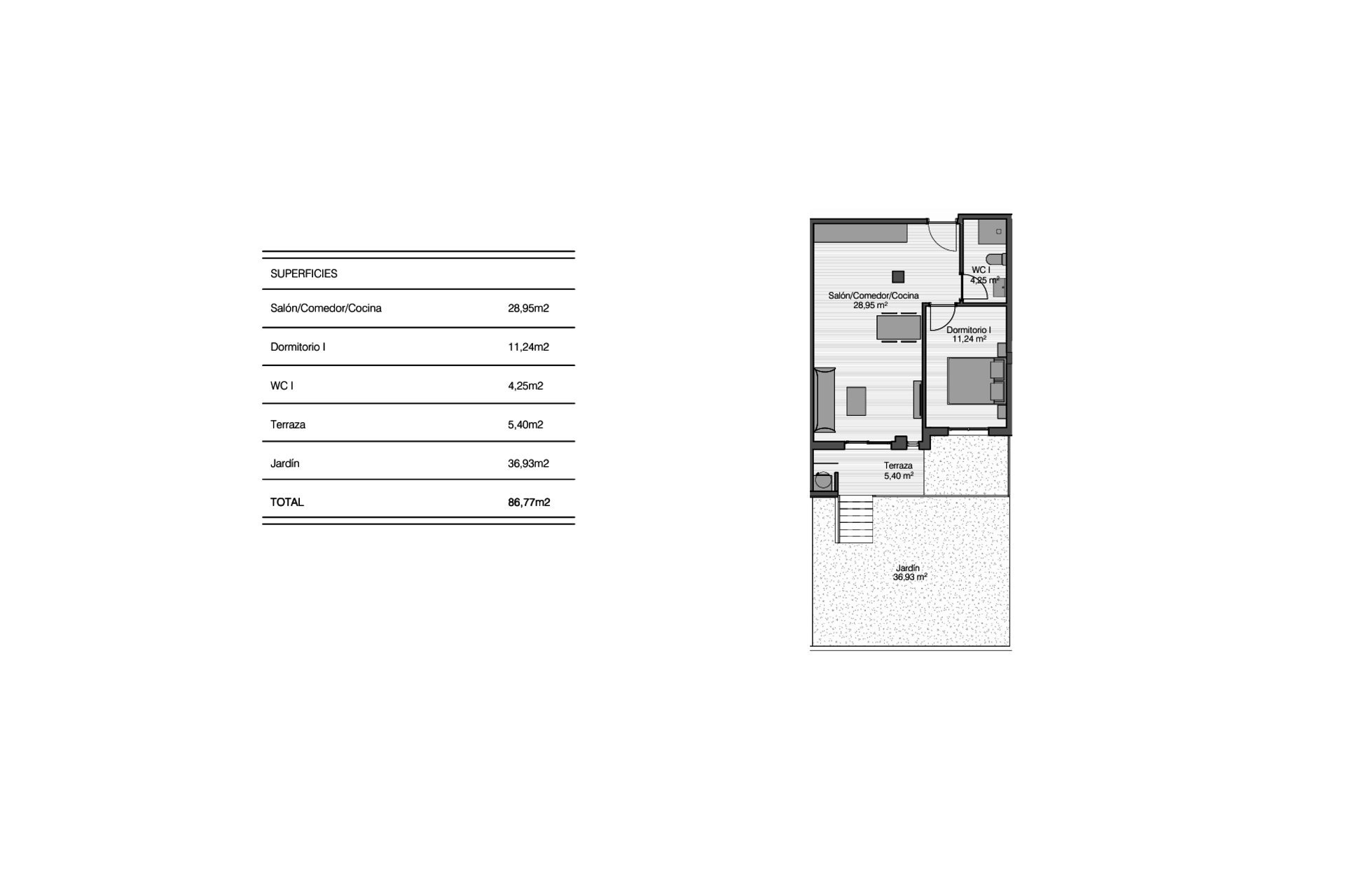 Használt Ingatlanok - Apartman -
San Miguel de Salinas - Inland