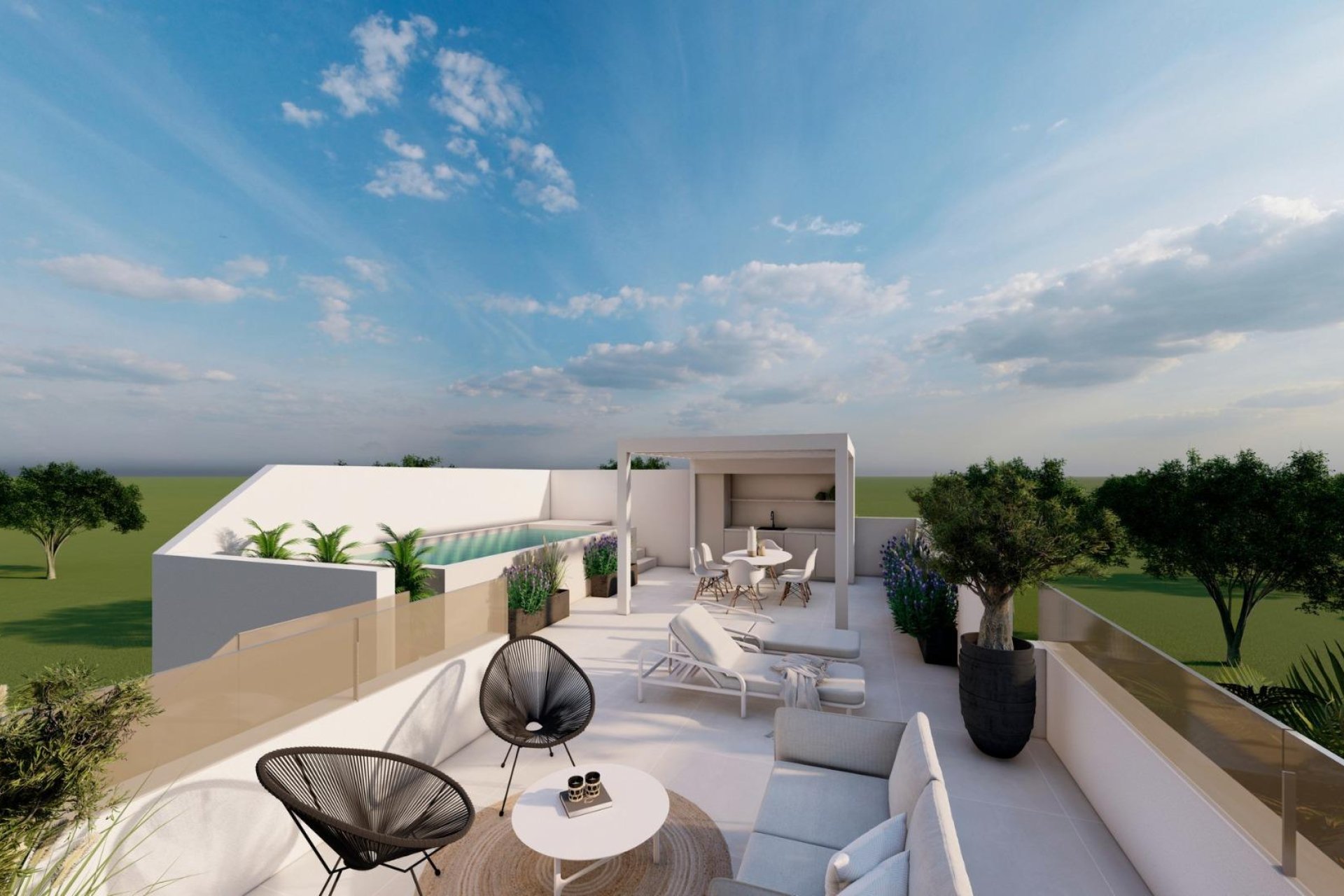 Neue Gebäude - Bungalow -
Pilar de la Horadada - pueblo