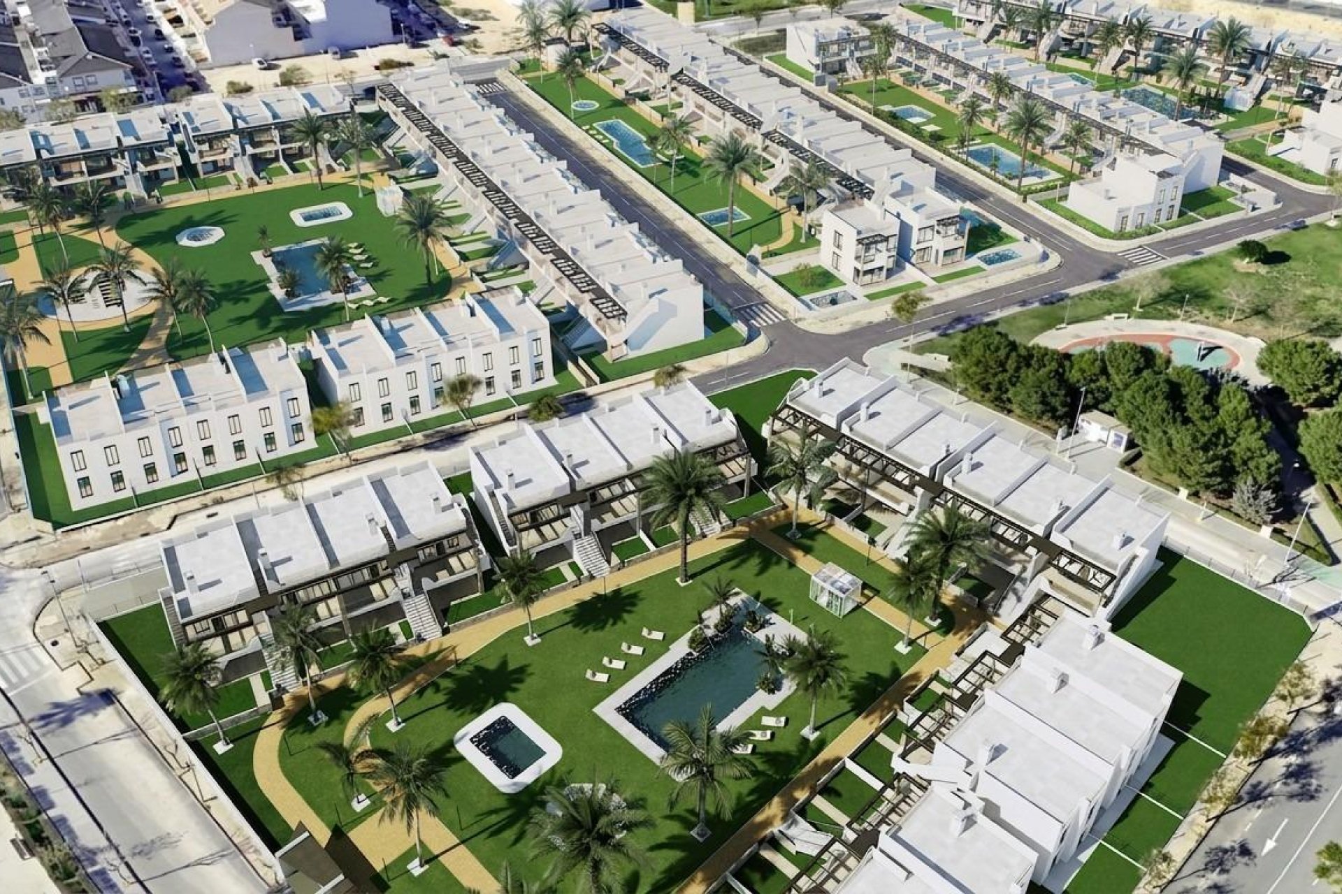 Neue Gebäude - Bungalow -
Pilar de la Horadada - pueblo