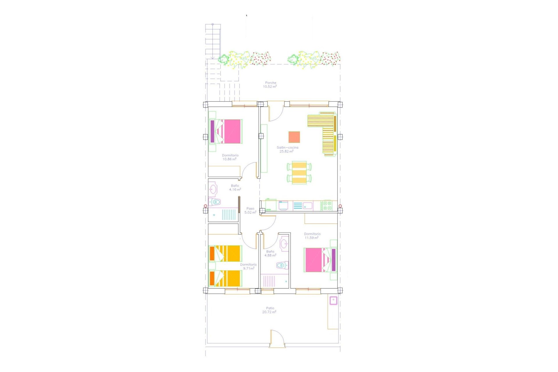 Neue Gebäude - Bungalow -
San Javier - pueblo