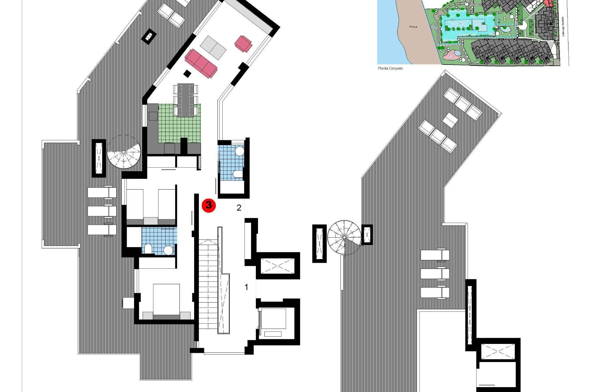 Neue Gebäude - Penthouse -
Denia - L´Estanyó (Marinas)