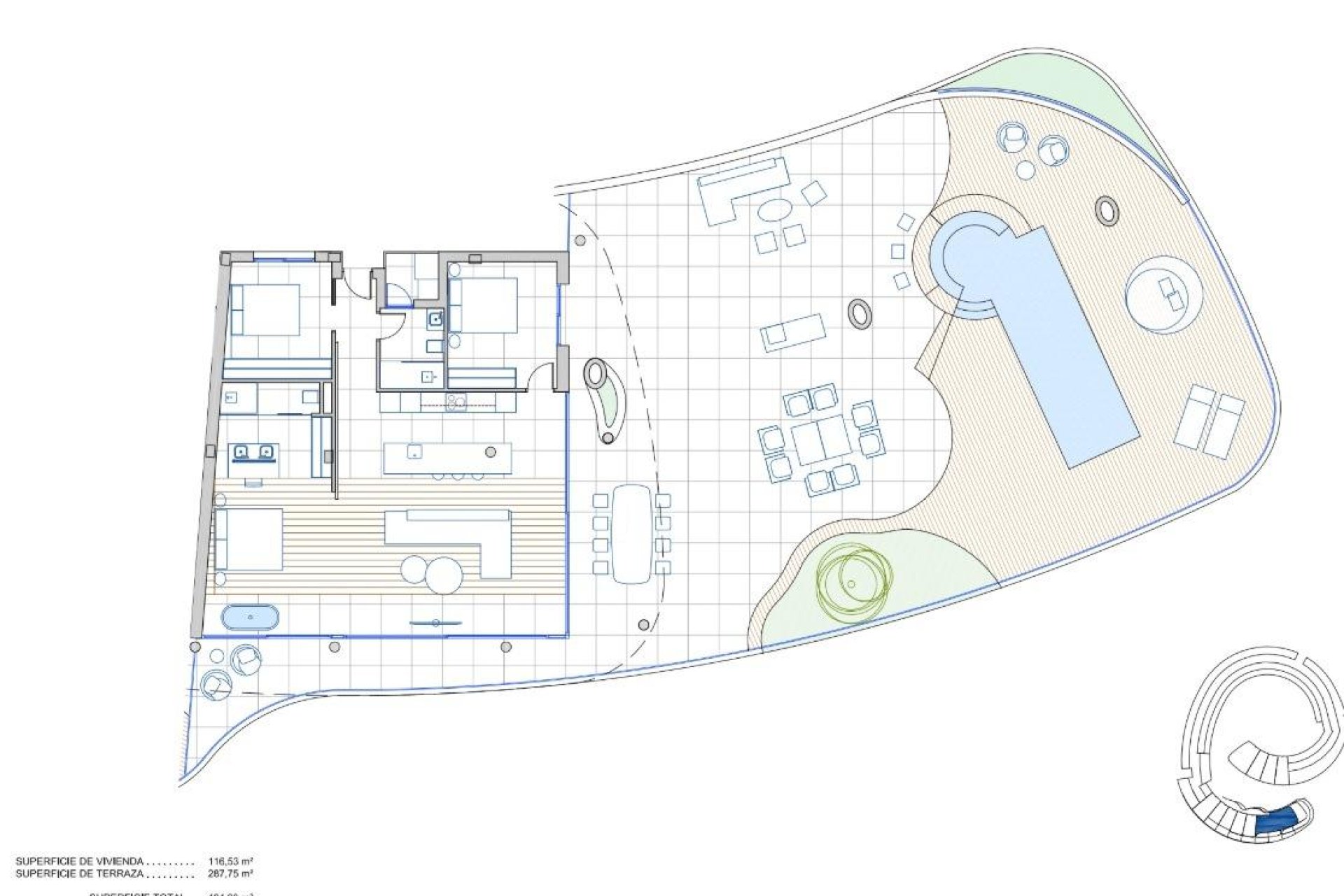 Neue Gebäude - Penthouse -
Fuengirola - Higueron