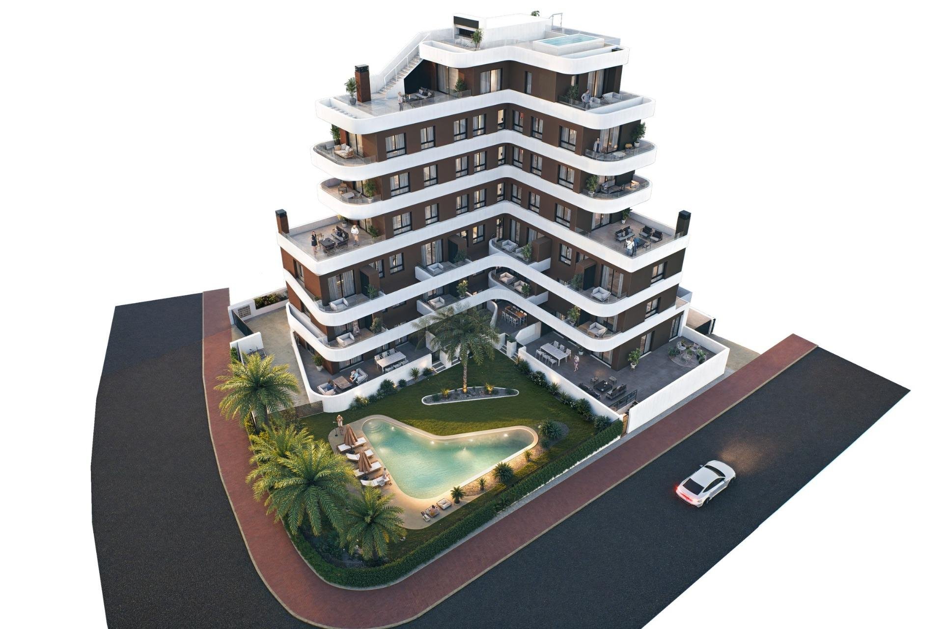 Neue Gebäude - Penthouse -
Guardamar del Segura - Camino del Puerto
