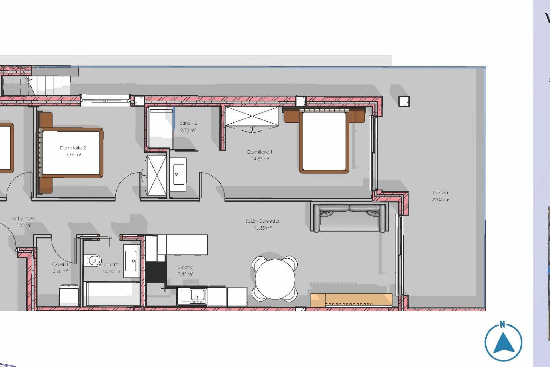 Neue Gebäude - Penthouse -
Guardamar del Segura - El Raso