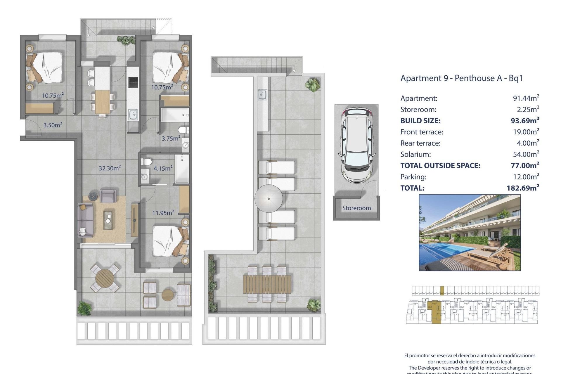 Neue Gebäude - Penthouse -
Los Alcazares - Los Narejos