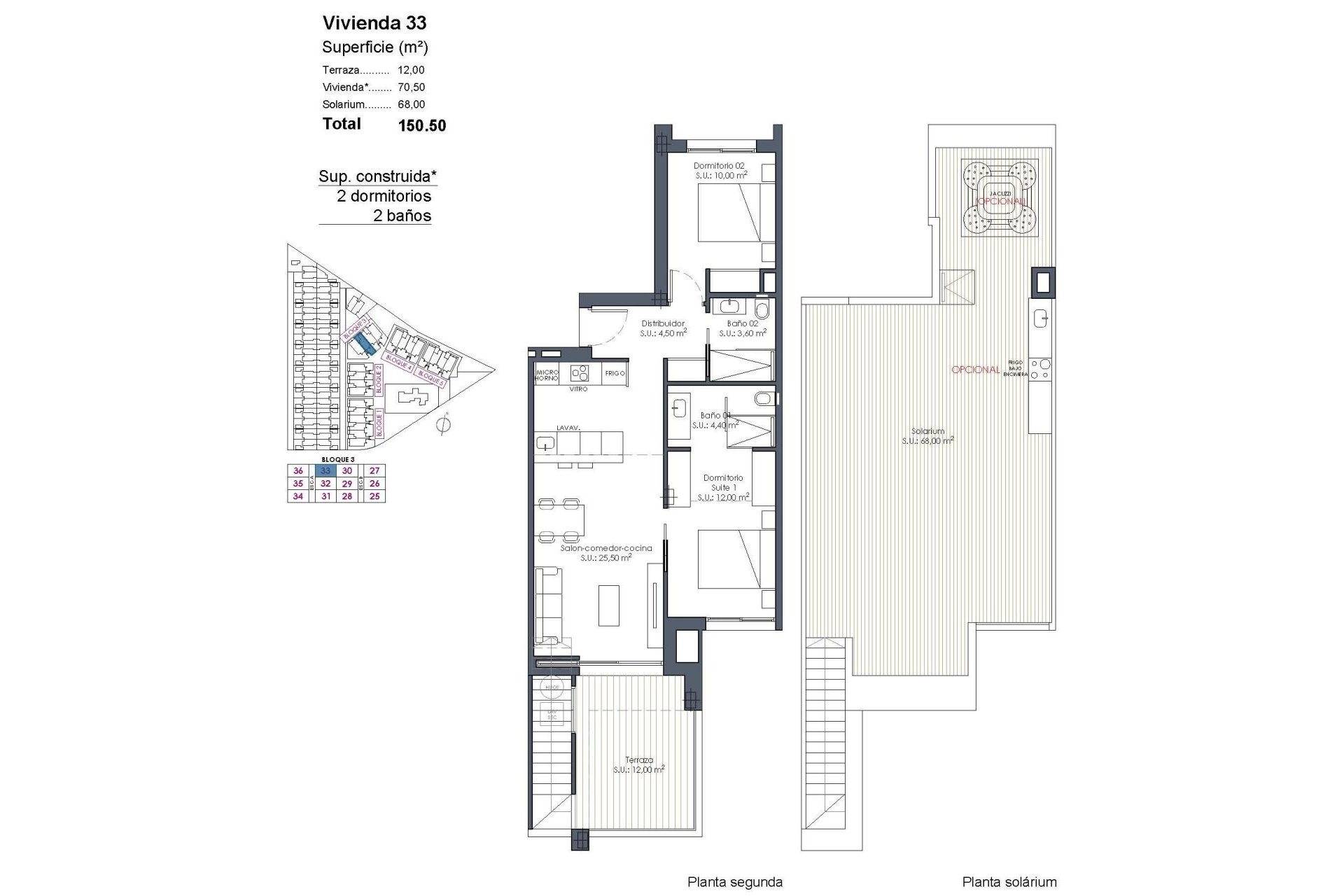 Neue Gebäude - Penthouse -
Los Alcazares - Serena Golf