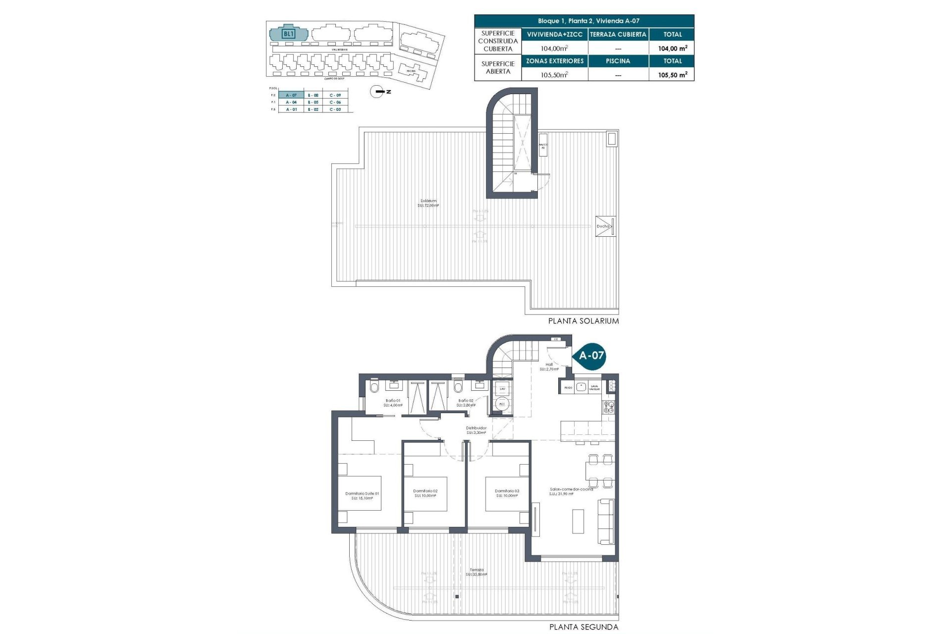 Neue Gebäude - Penthouse -
Los Alcazares - Serena Golf