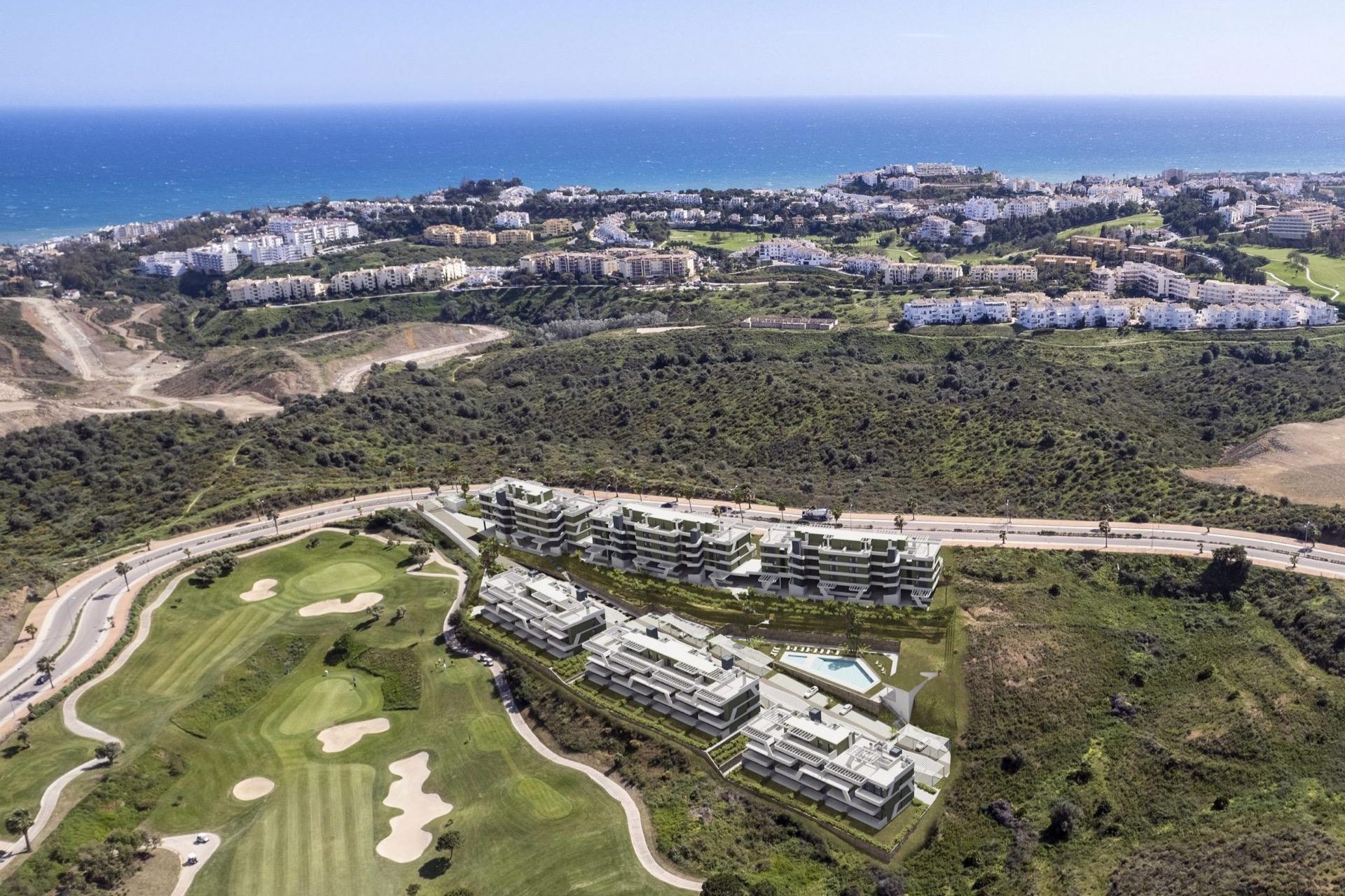 Neue Gebäude - Penthouse -
Mijas - Calanova Golf