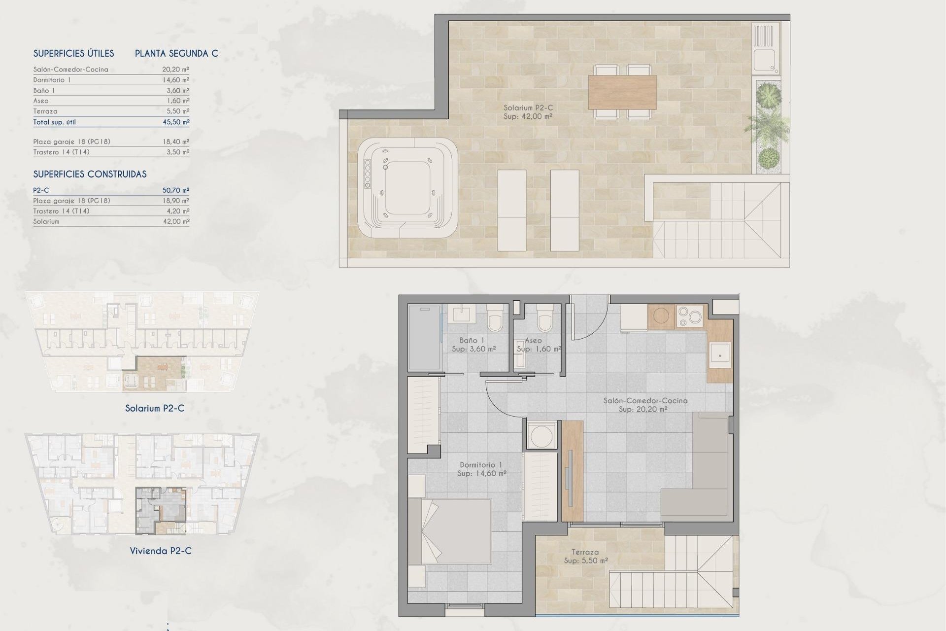 Neue Gebäude - Penthouse -
San Pedro del Pinatar - Lo Pagan