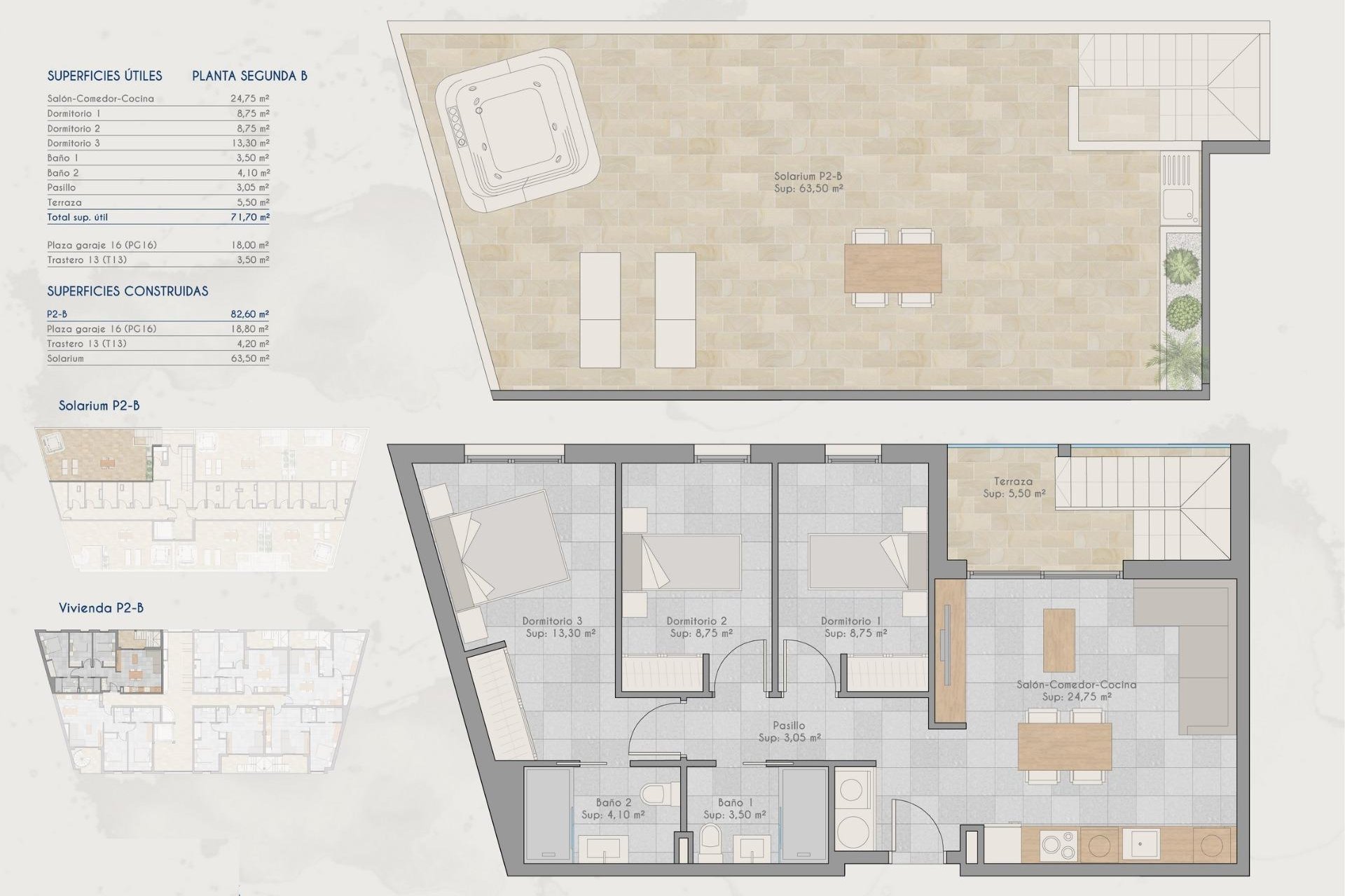 Neue Gebäude - Penthouse -
San Pedro del Pinatar - Lo Pagan