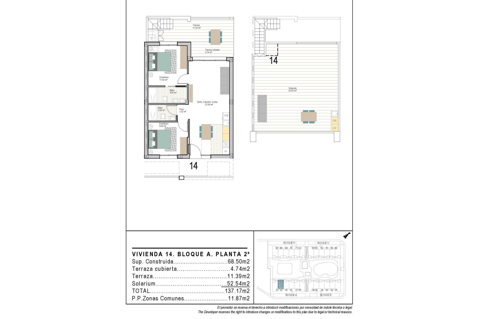 Neue Gebäude - Penthouse -
Torre Pacheco - San Cayetano