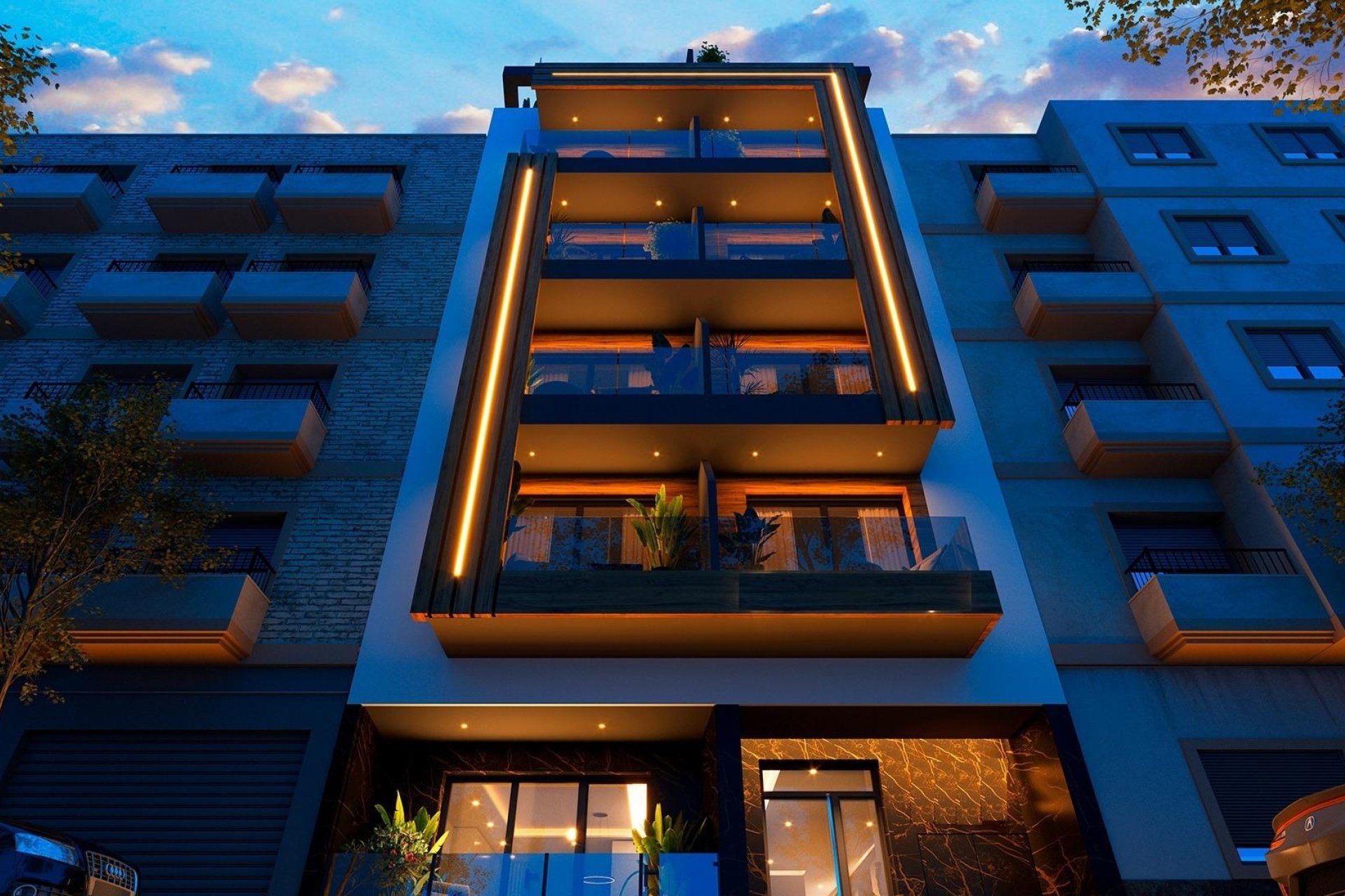 Neue Gebäude - Penthouse -
Torrevieja - Playa de El Cura