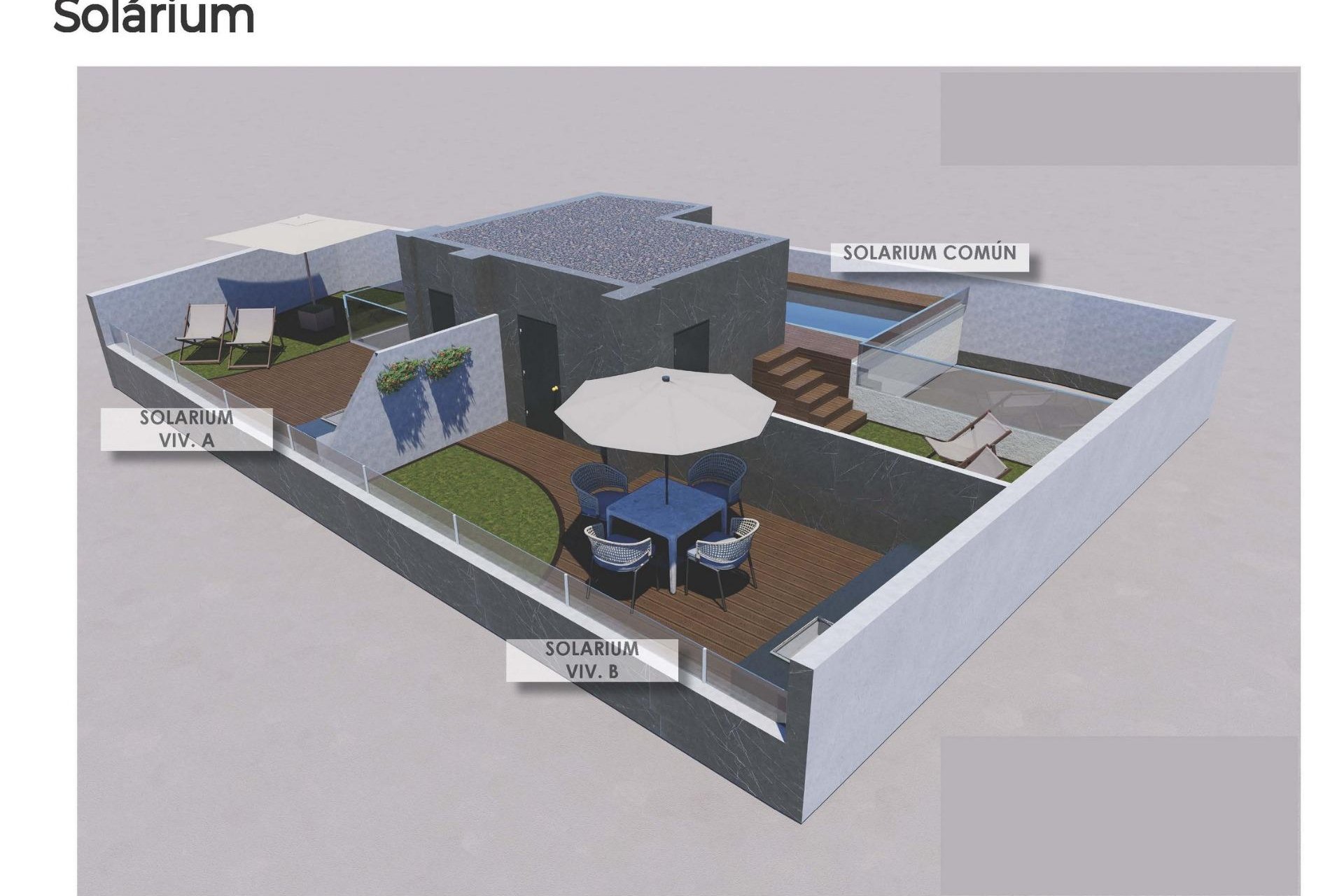 Neue Gebäude - Penthouse -
Torrevieja - Playa de El Cura