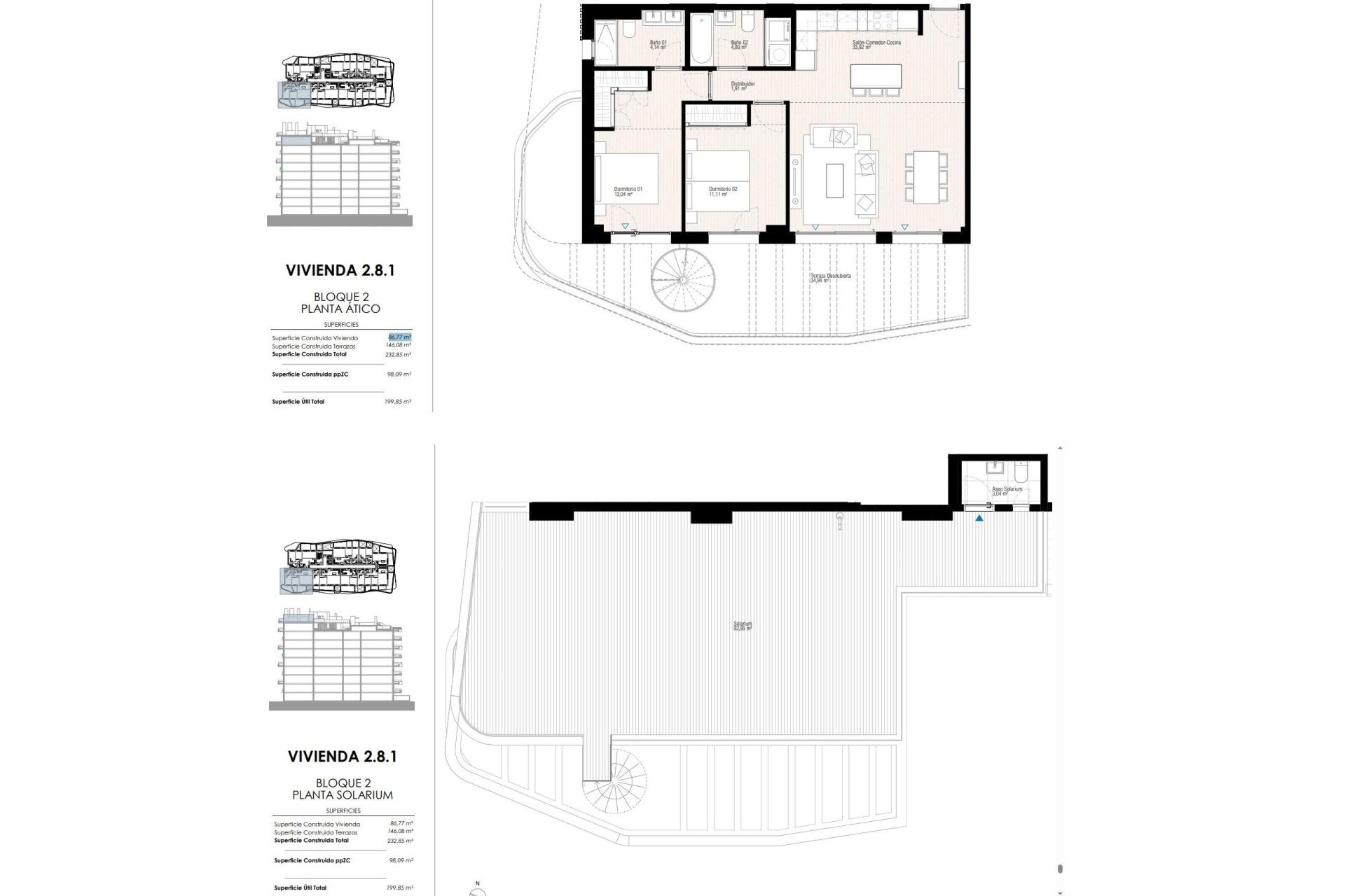 Neue Gebäude - Penthouse -
Villajoyosa - Playa del Torres