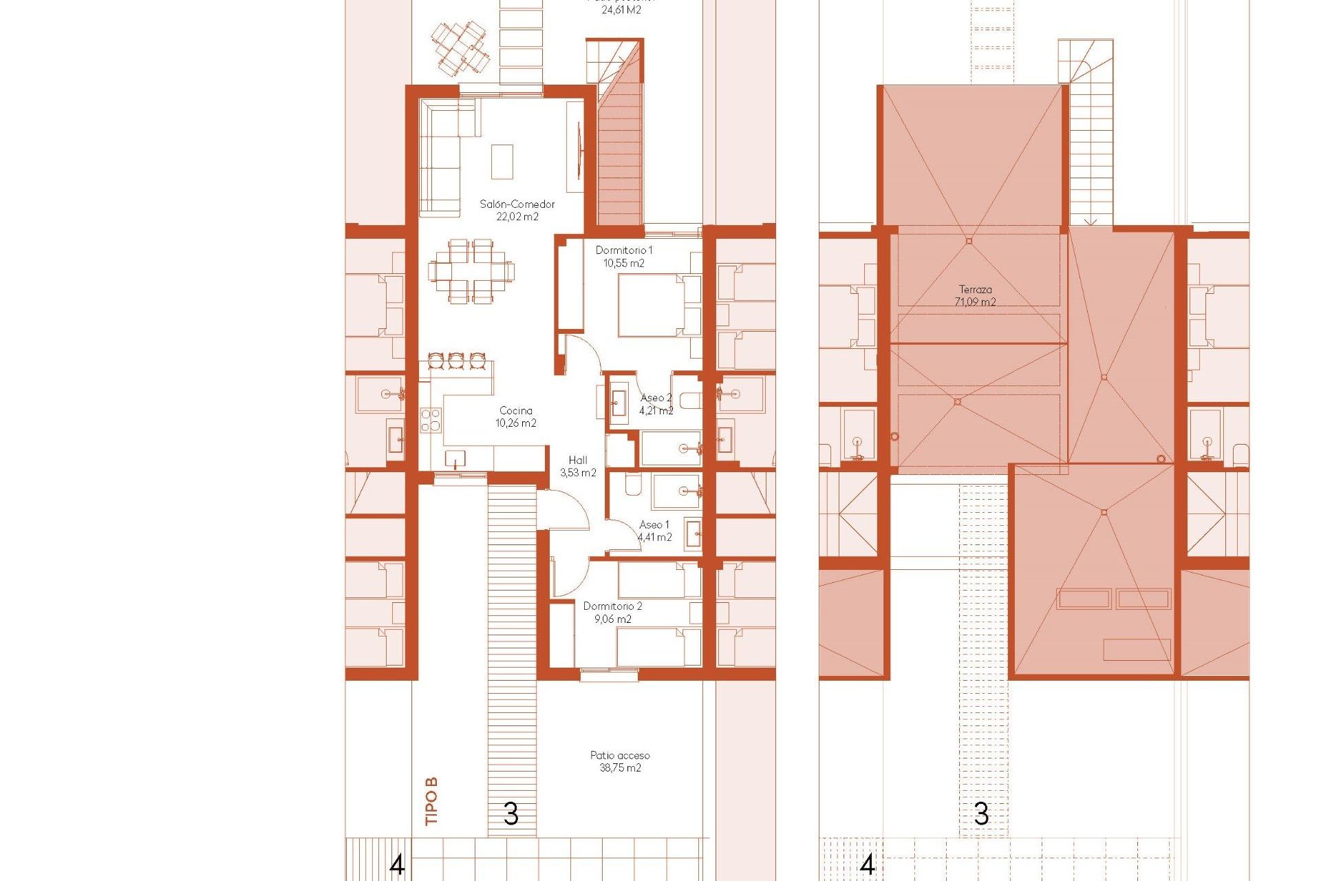 Neue Gebäude - Town House -
Baños y Mendigo - Altaona Golf