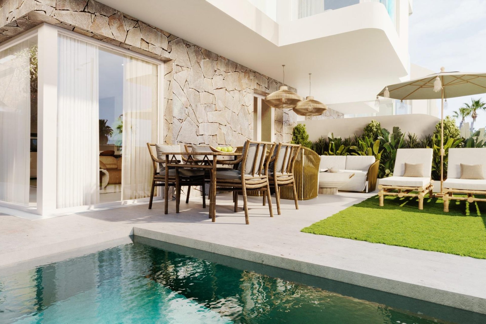 Neue Gebäude - Villa -
Mojacar - Playa de la Mena