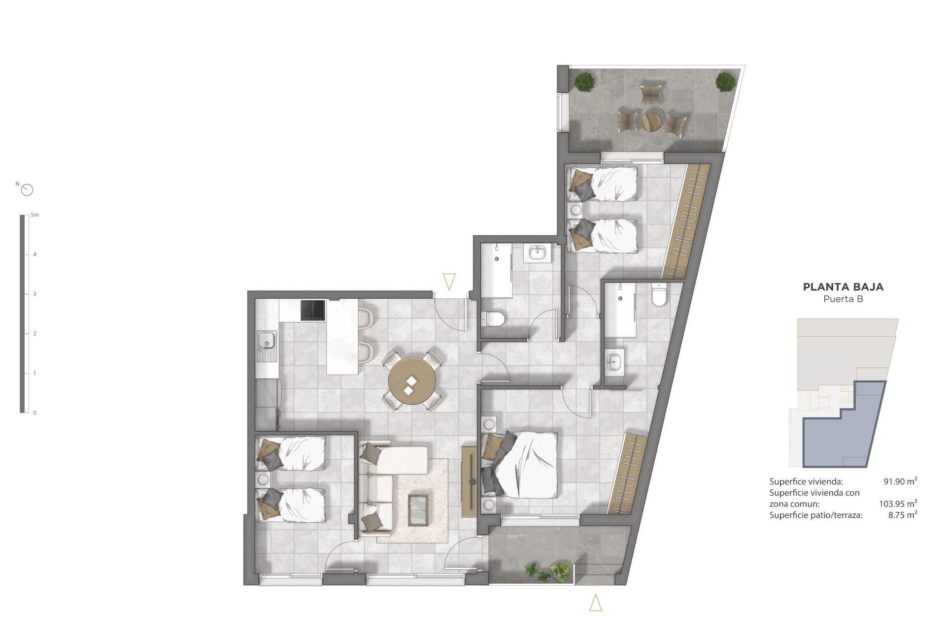 Neue Gebäude - Wohnung -
Guardamar del Segura - Pueblo