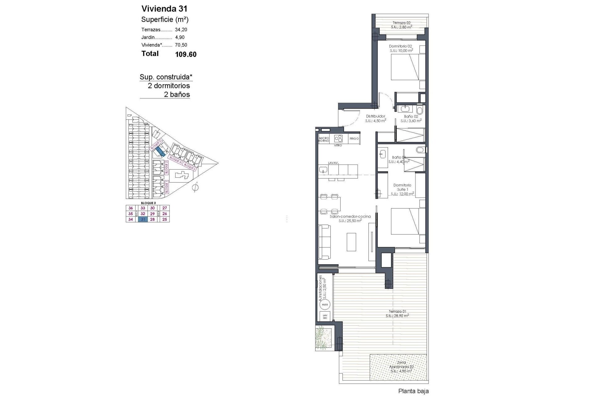Neue Gebäude - Wohnung -
Los Alcazares - Serena Golf