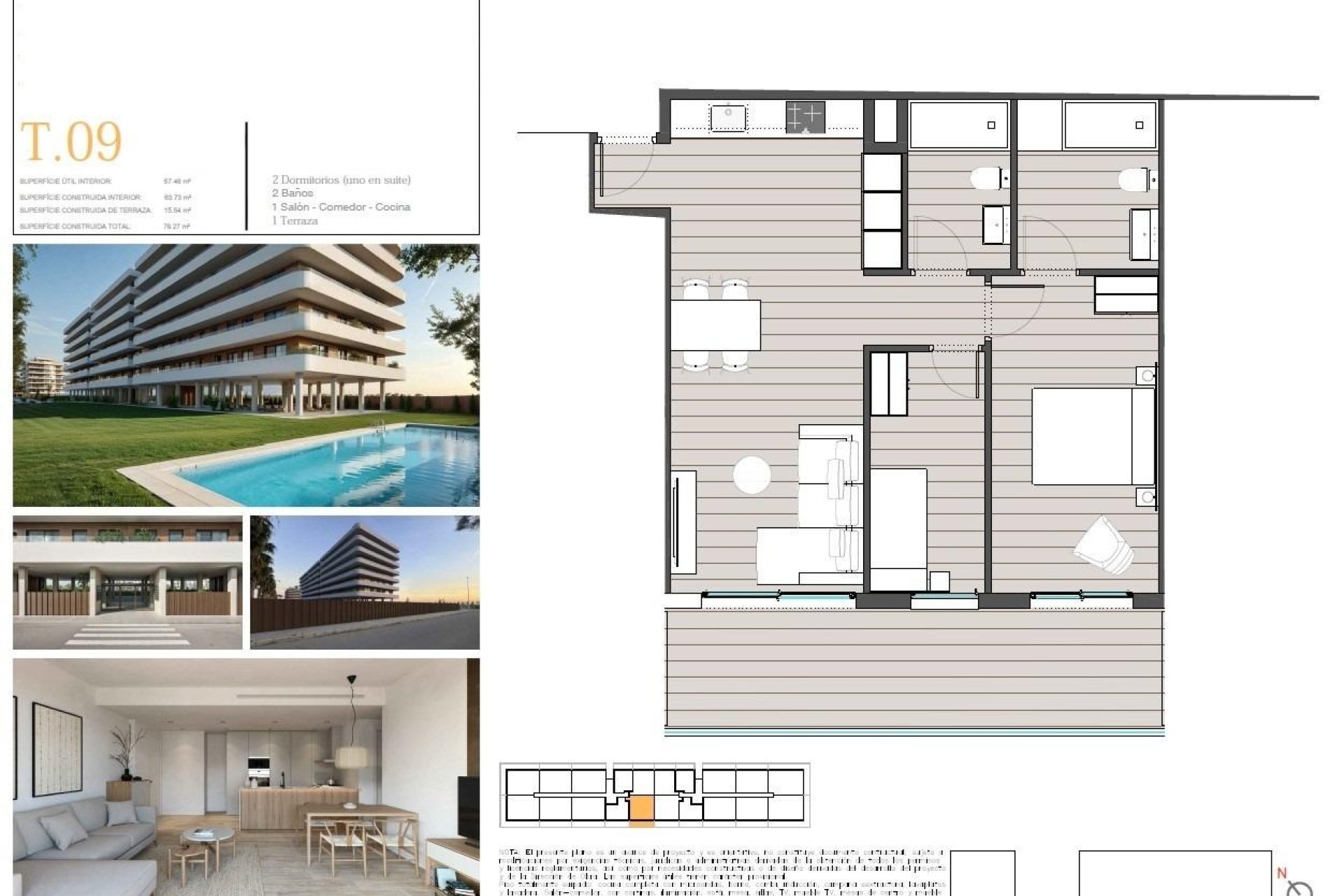 Neue Gebäude - Wohnung -
Moncofa - Playa de Moncofa