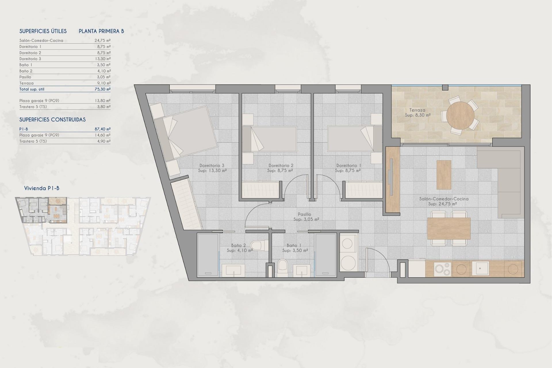 Neue Gebäude - Wohnung -
San Pedro del Pinatar - Lo Pagan
