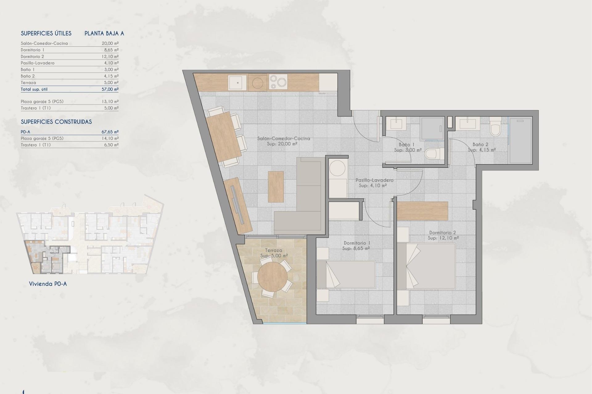 Neue Gebäude - Wohnung -
San Pedro del Pinatar - Lo Pagan