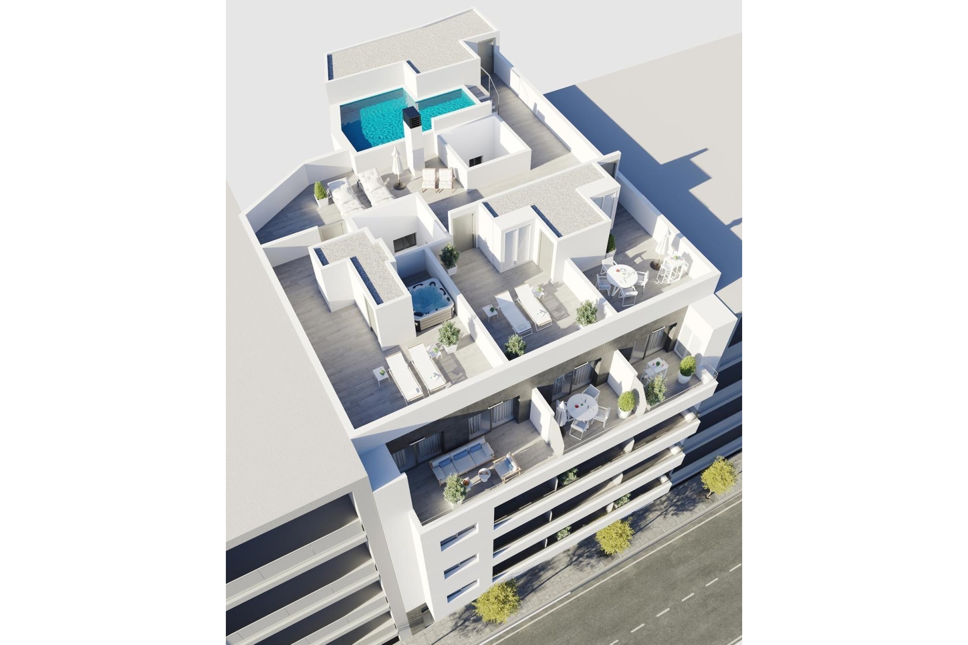 Neue Gebäude - Wohnung -
Torrevieja - Centro
