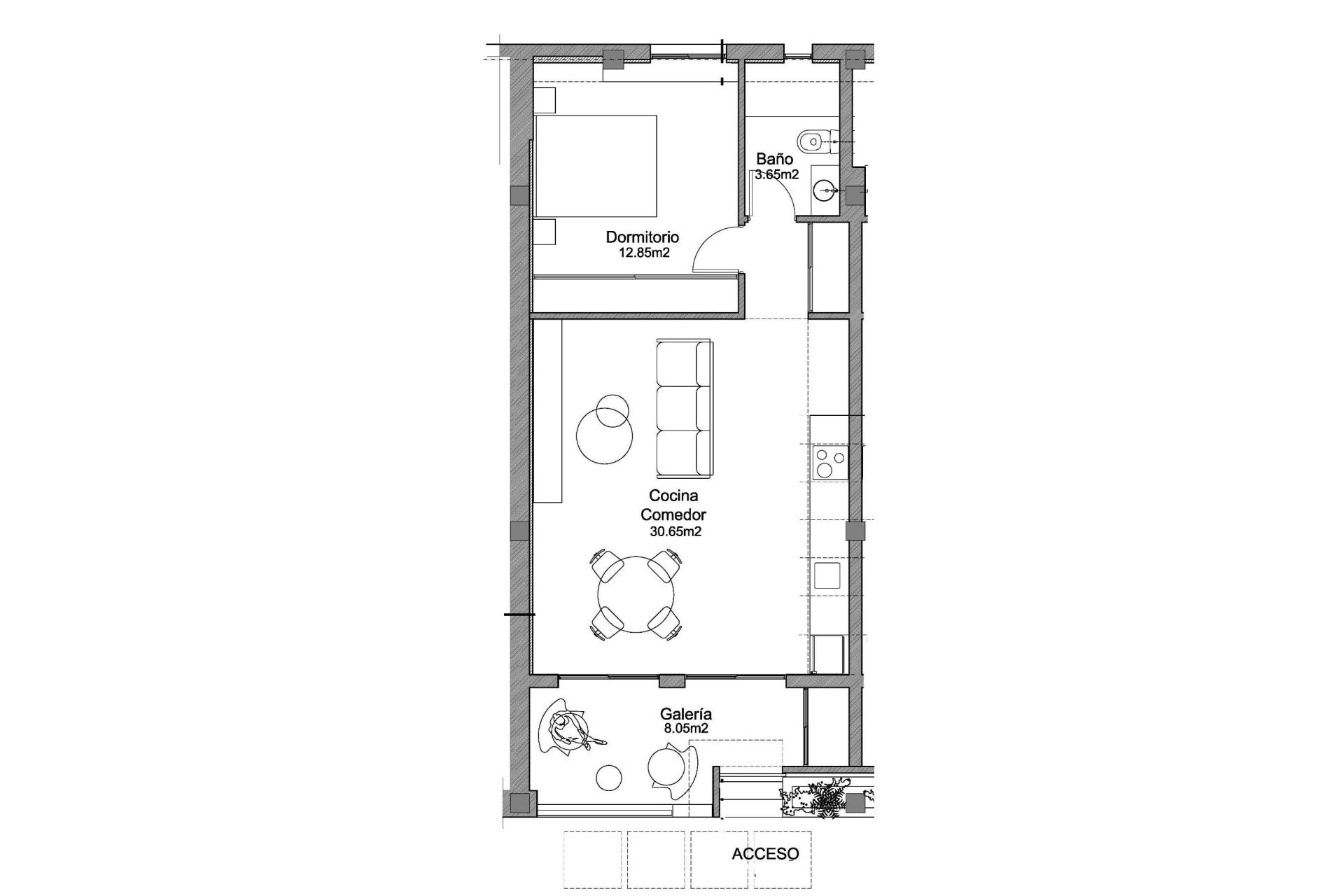 Neue Gebäude - Wohnung -
Torrevieja - Playa Los Naufragos
