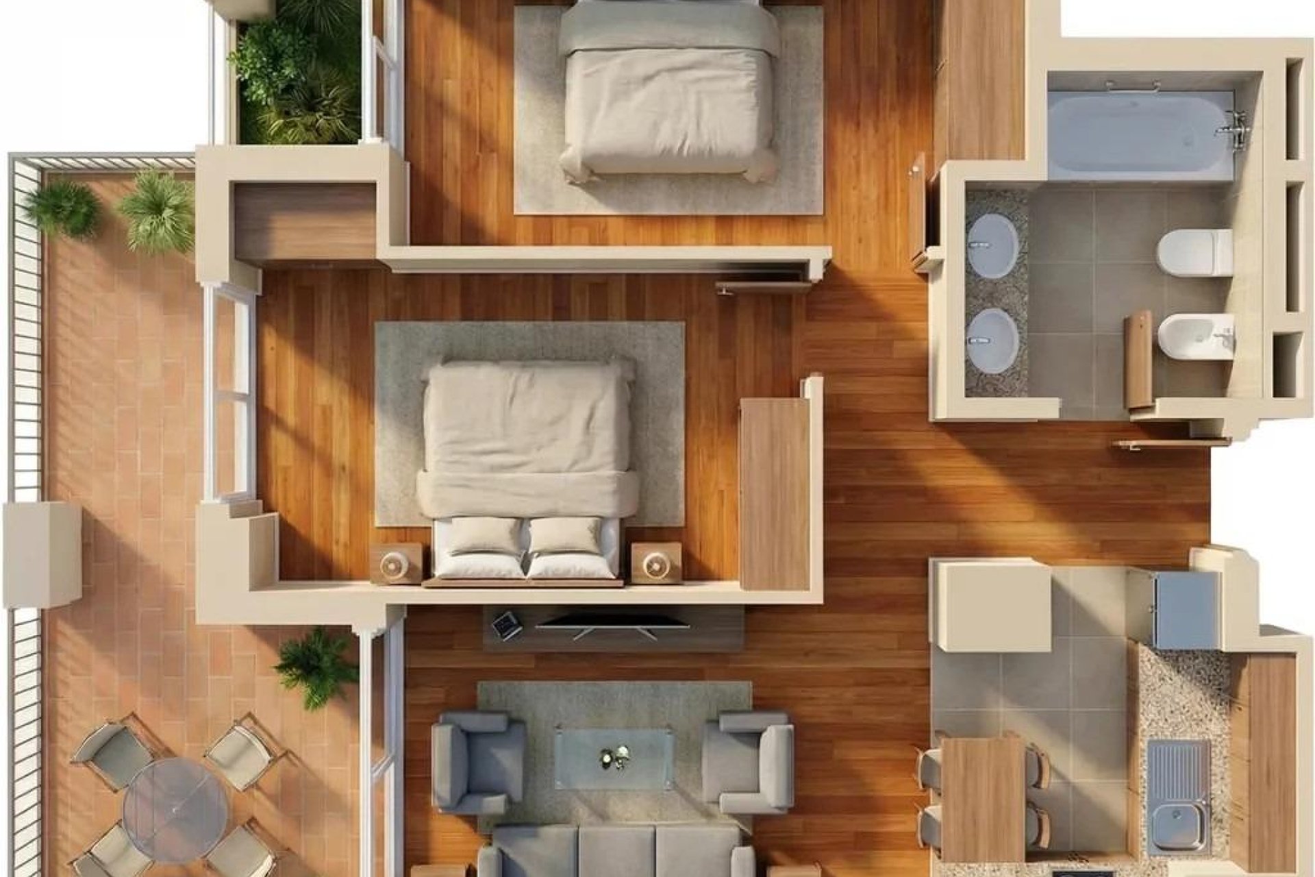 Neue Gebäude - Wohnung -
Vera - Puerto del Rey