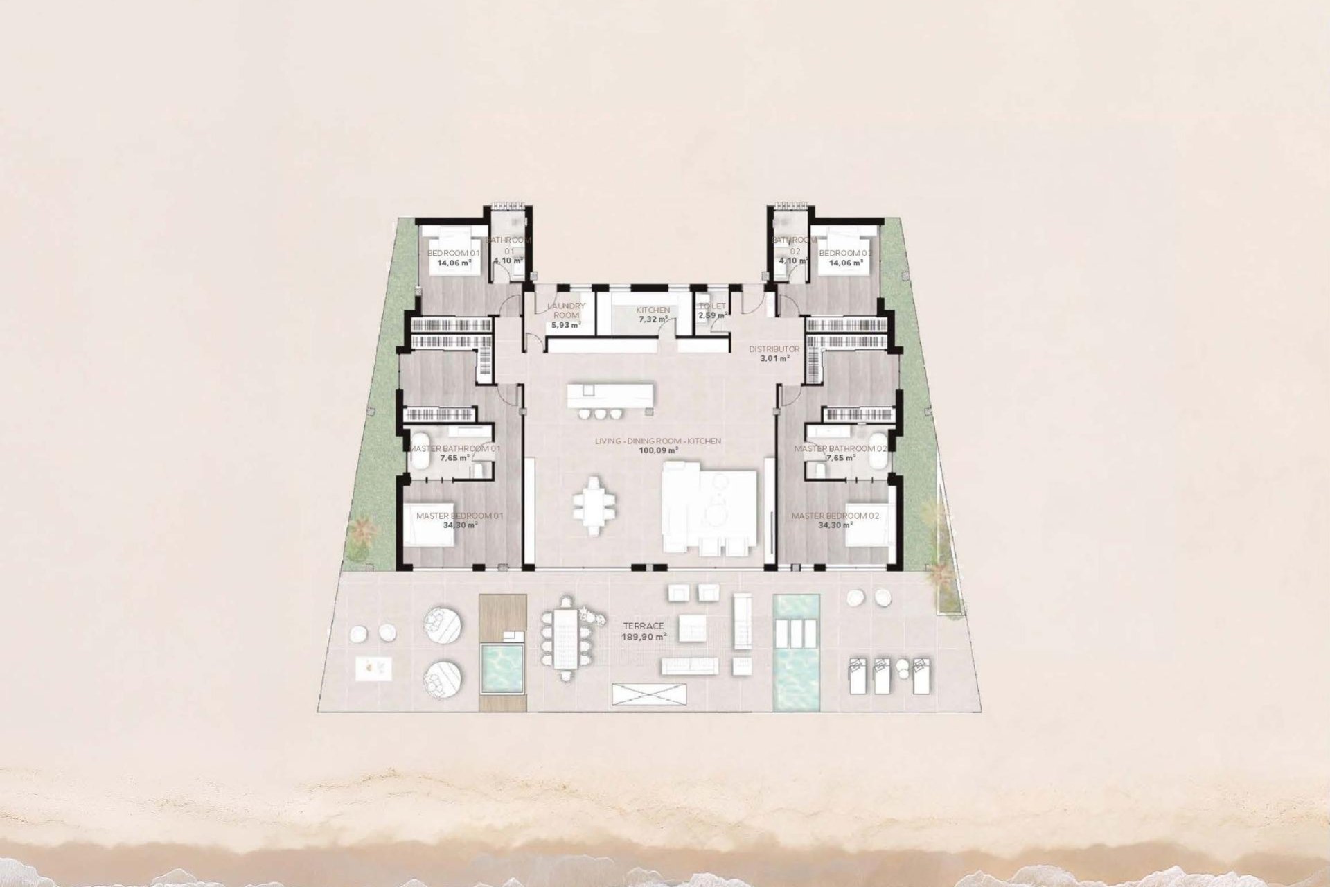 New Build - Apartment -
Estepona - Playa del Cristo
