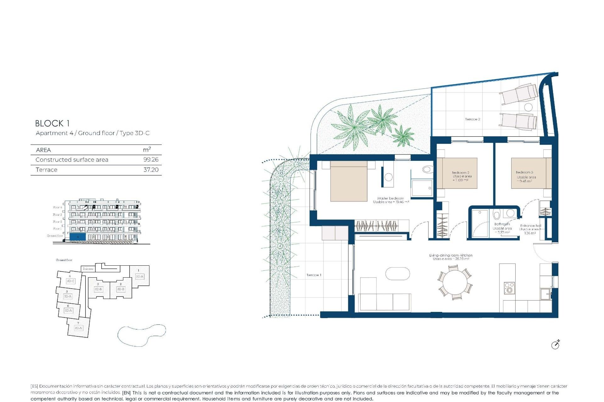 Nouvelle construction - Appartement -
Baños y Mendigo - El Valle Golf