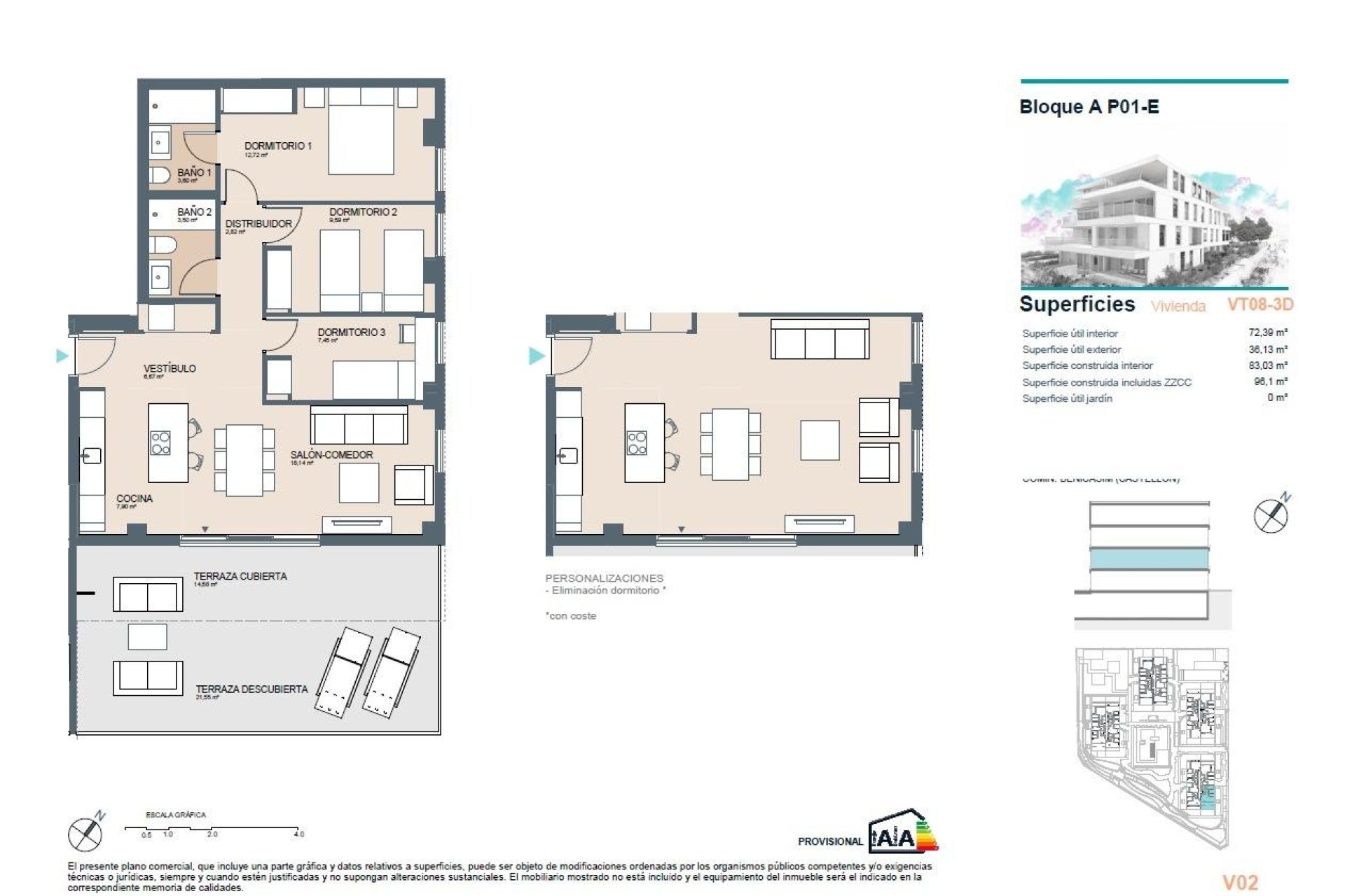 Nouvelle construction - Appartement -
Benicassim - Almadraba