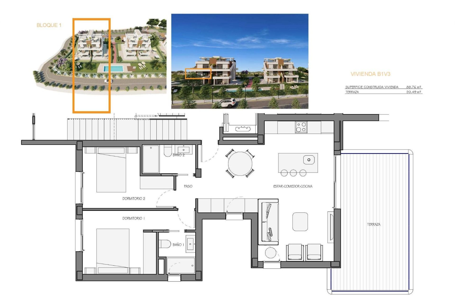Nouvelle construction - Appartement -
Fuente Álamo - Hacienda del Alamo
