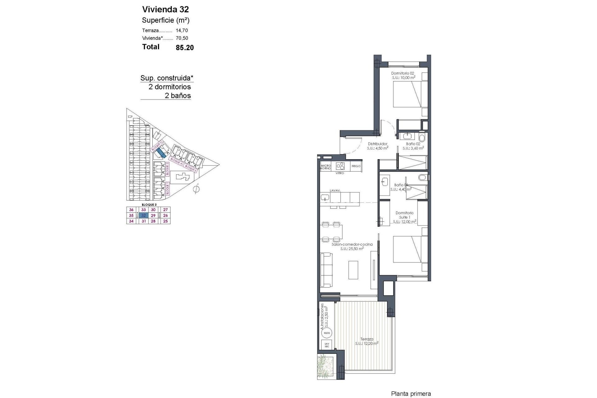 Nouvelle construction - Appartement -
Los Alcazares - Serena Golf