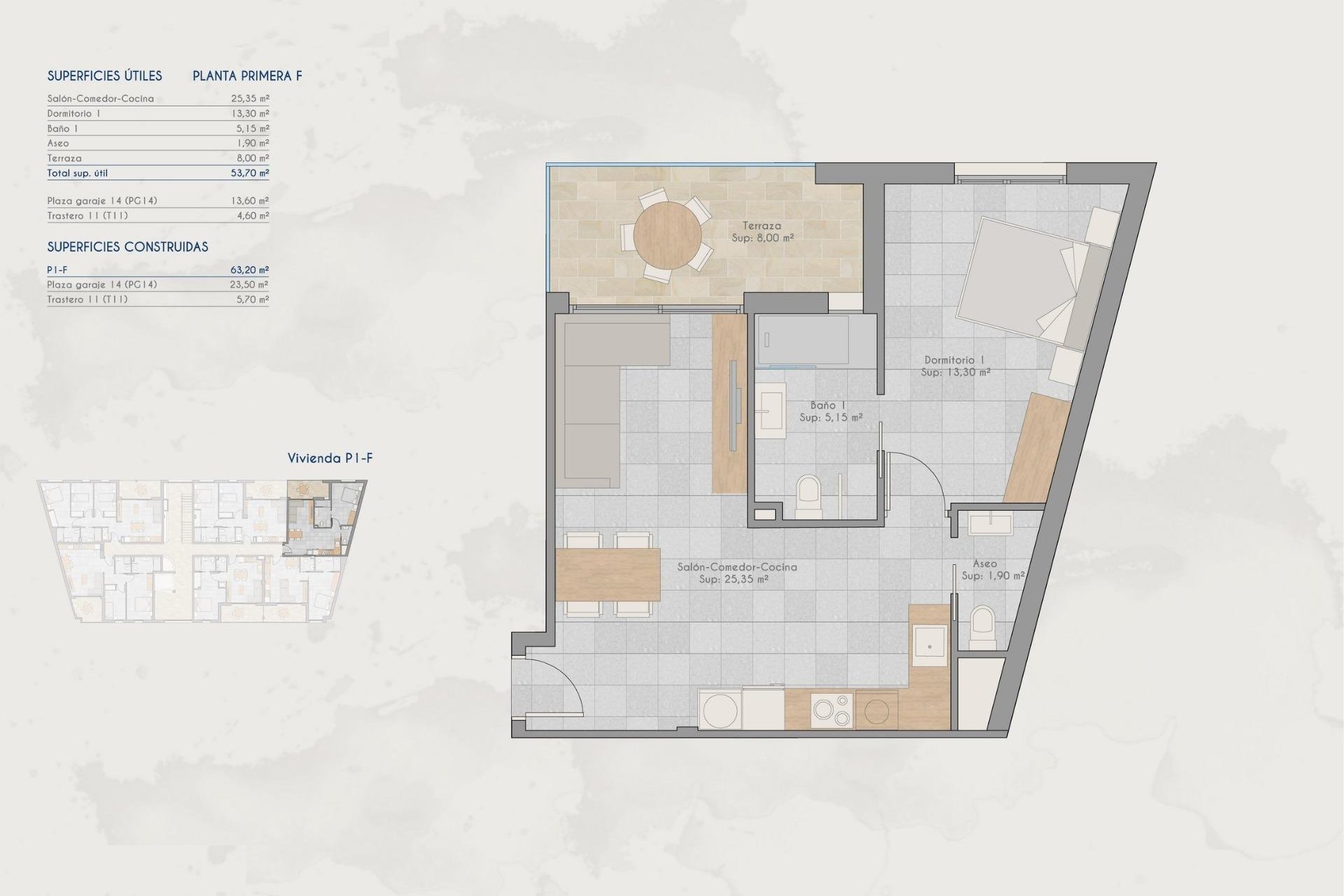 Nouvelle construction - Appartement -
San Pedro del Pinatar - Lo Pagan