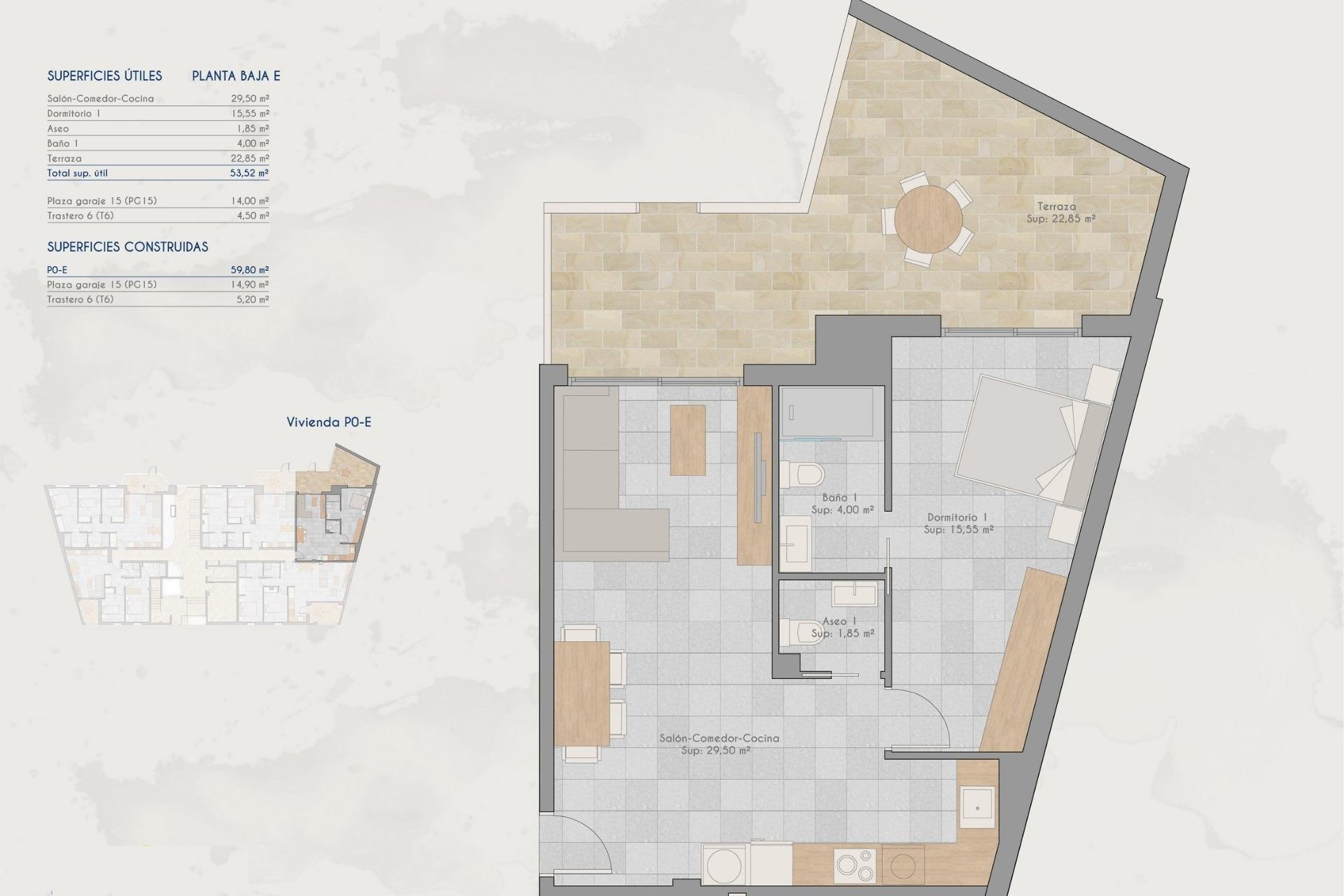 Nouvelle construction - Appartement -
San Pedro del Pinatar - Lo Pagan